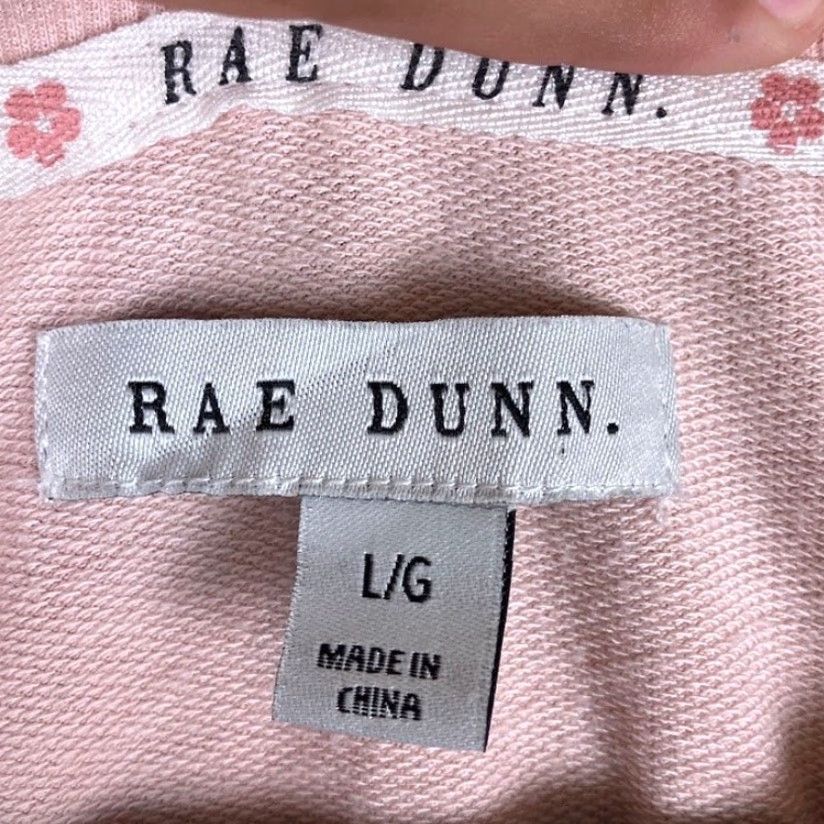 Vintage Rae Dunn Womens Shirt Soft Pink Mom Life Crew Neck Long Sleeve Stretch Large Size L / US 10 / IT 46 - 6 Thumbnail