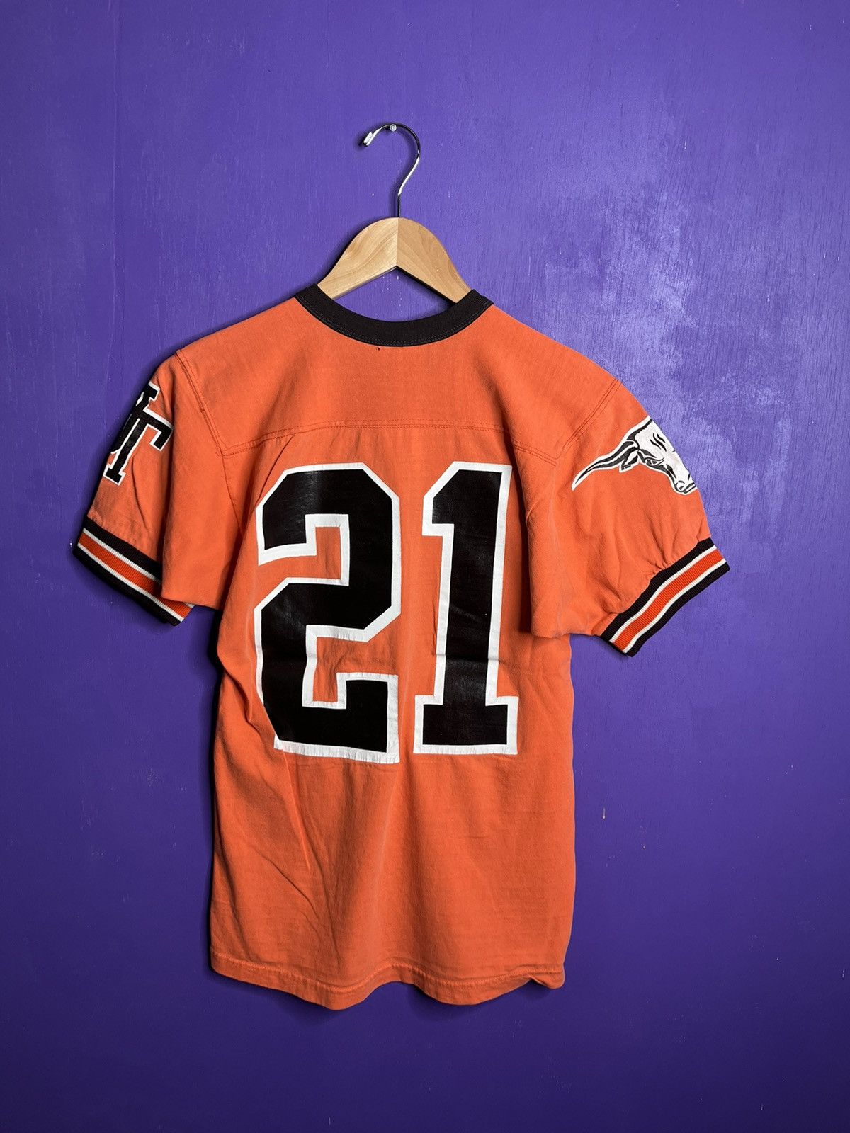 Vintage Vintage 70s University of Texas football jersey shirt Size US M / EU 48-50 / 2 - 2 Thumbnail