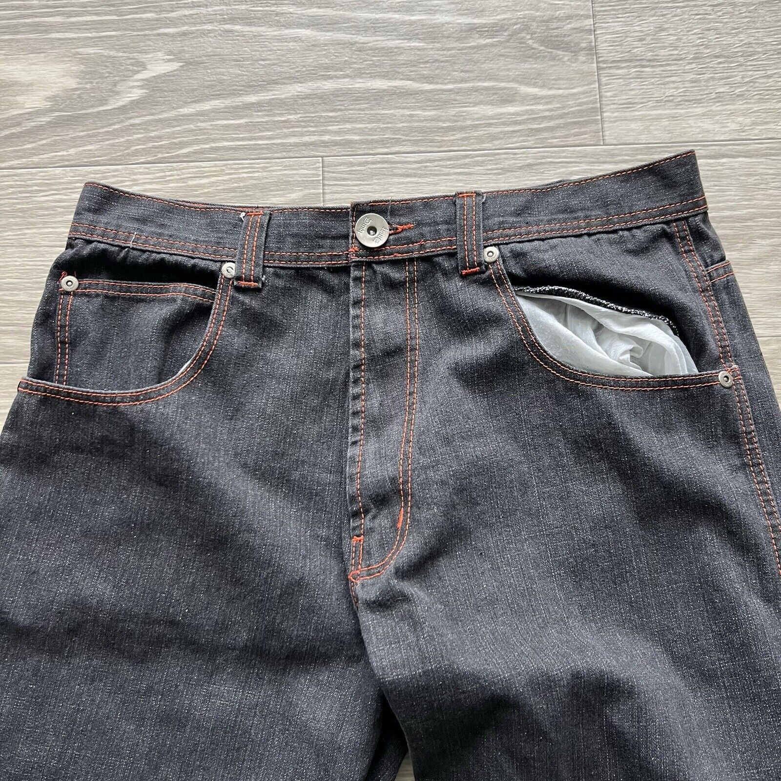 Other Baggy Jeans Mens 36 Y2K Embroidered Grunge Skater Halloween Size US 36 / EU 52 - 7 Thumbnail