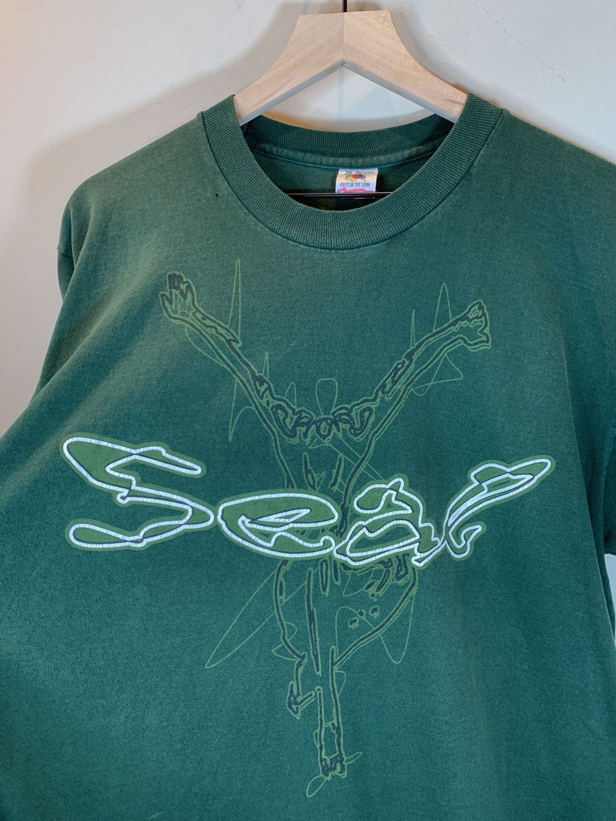 Band Tees × Vintage *RARE* Vintage 1995 Seal World Tour Art Single Stitch Shirt Size US XL / EU 56 / 4 - 3 Thumbnail