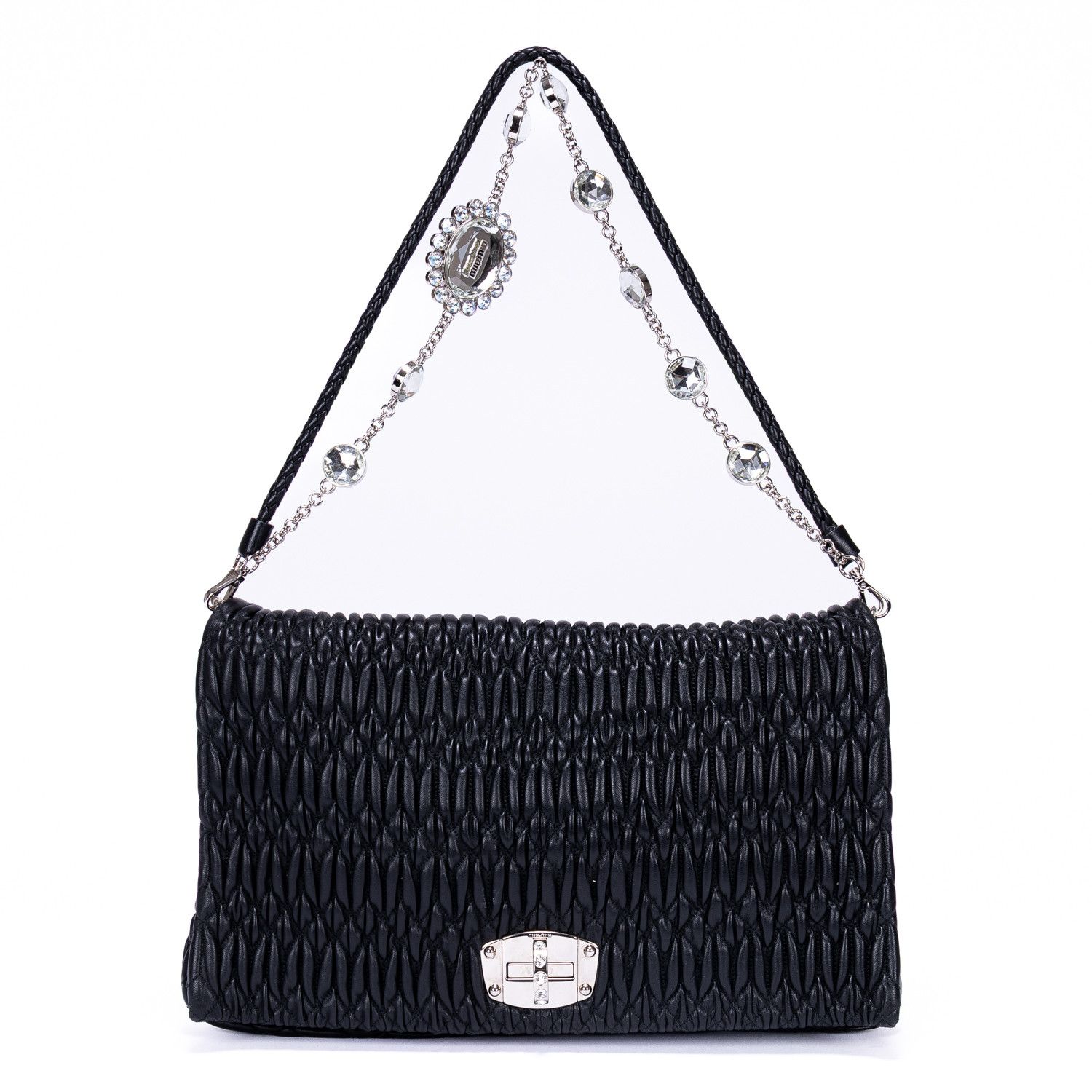 Miu Miu Crystal Cloque Size ONE SIZE - 1 Thumbnail