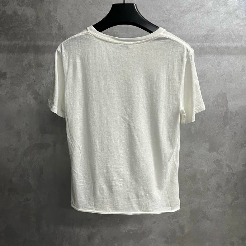 Saint Laurent Paris Saint laurent paris Round neck short sleeves in white plant Size US XS / EU 42 / 0 - 3 Thumbnail