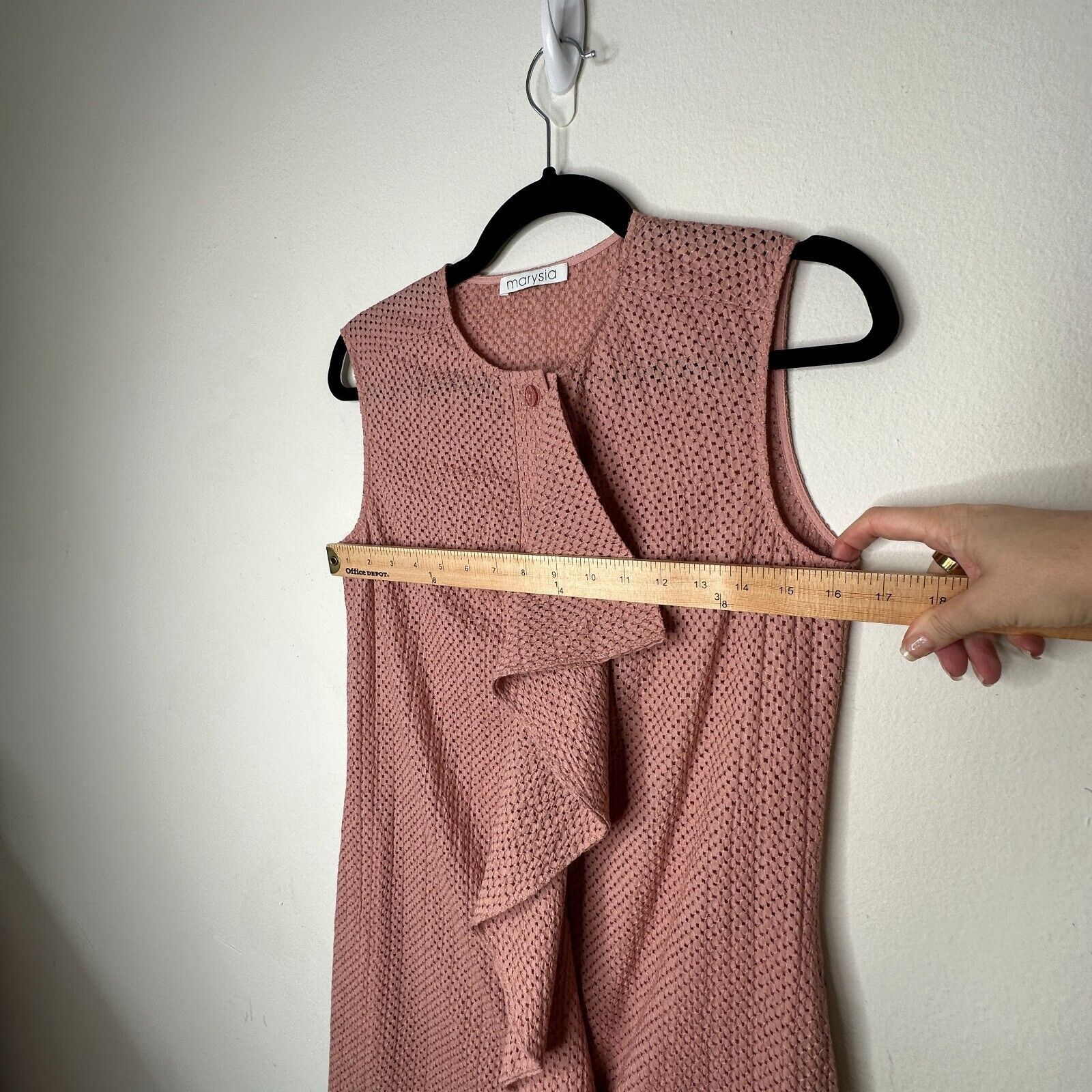 Other Marysia Mauve Crystal Cove Eyelet Button Ruffle Mini XS Size XS / US 0-2 / IT 36-38 - 8 Thumbnail