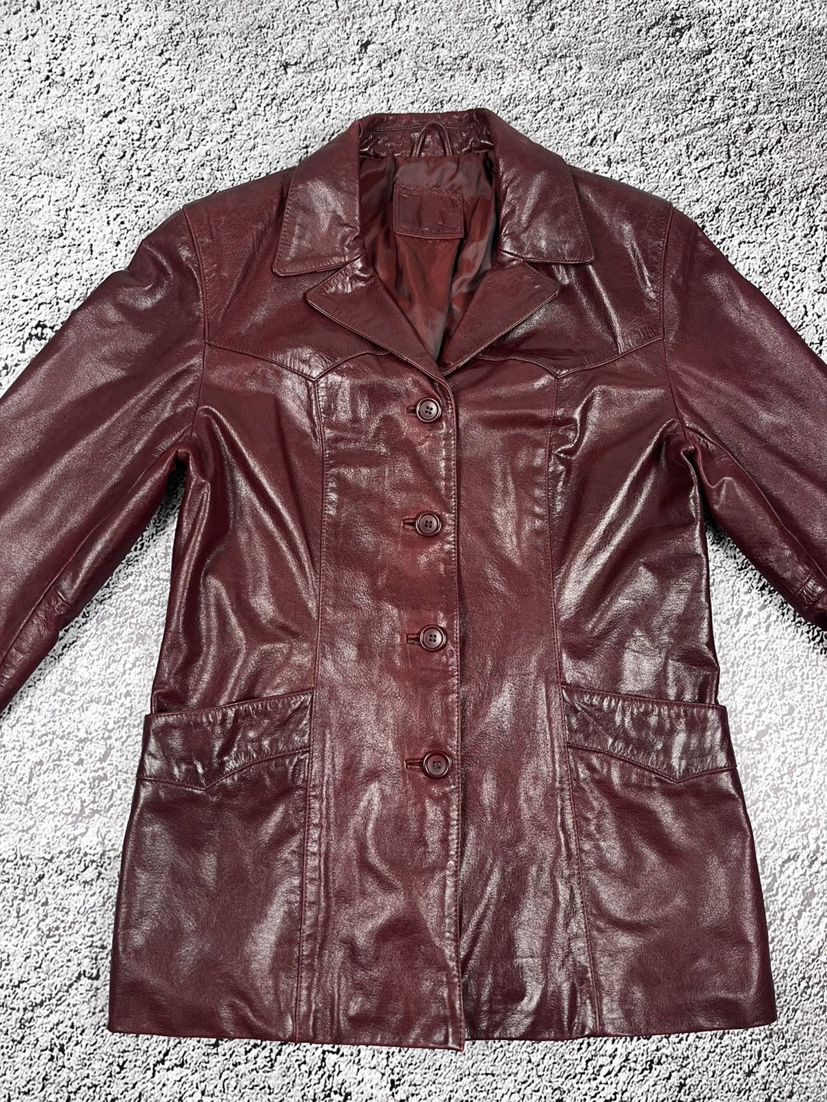 Leather Vintage Y2K Leather Tyler Durden vibe avantgarde jacket coat Size M / US 6-8 / IT 42-44 - 6 Thumbnail
