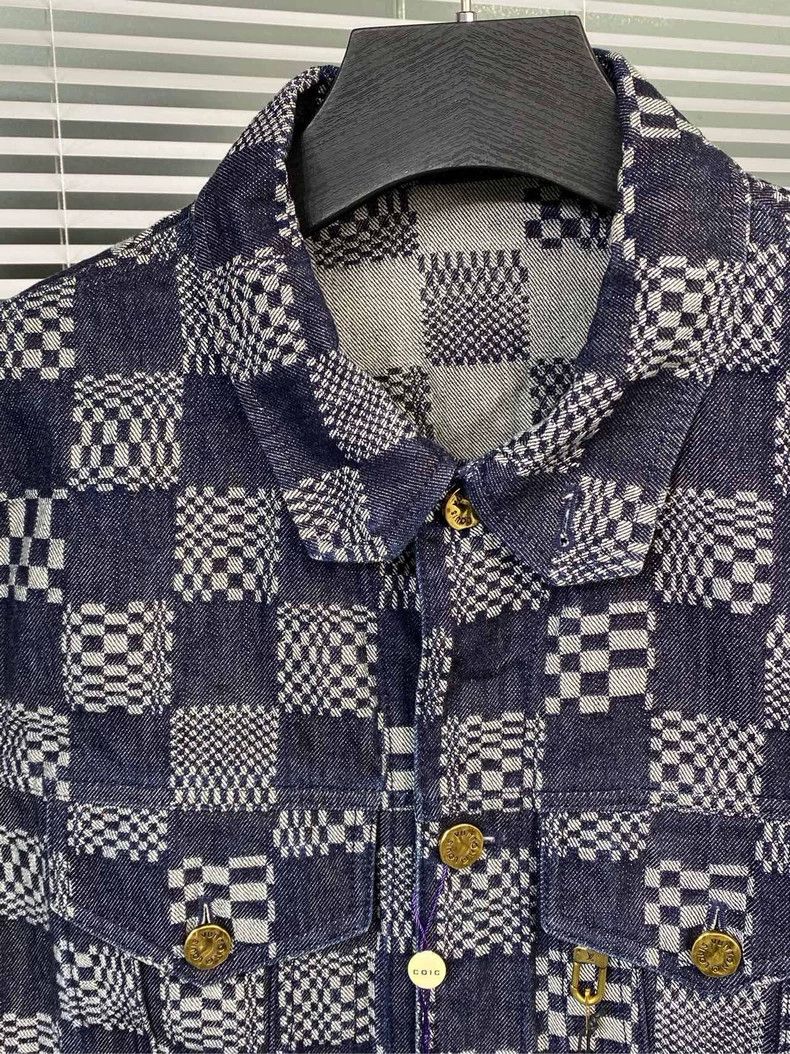 Louis Vuitton Louis Vuitton Checkerboard denim jacket 2504-Nextarrow Size US M / EU 48-50 / 2 - 6 Thumbnail