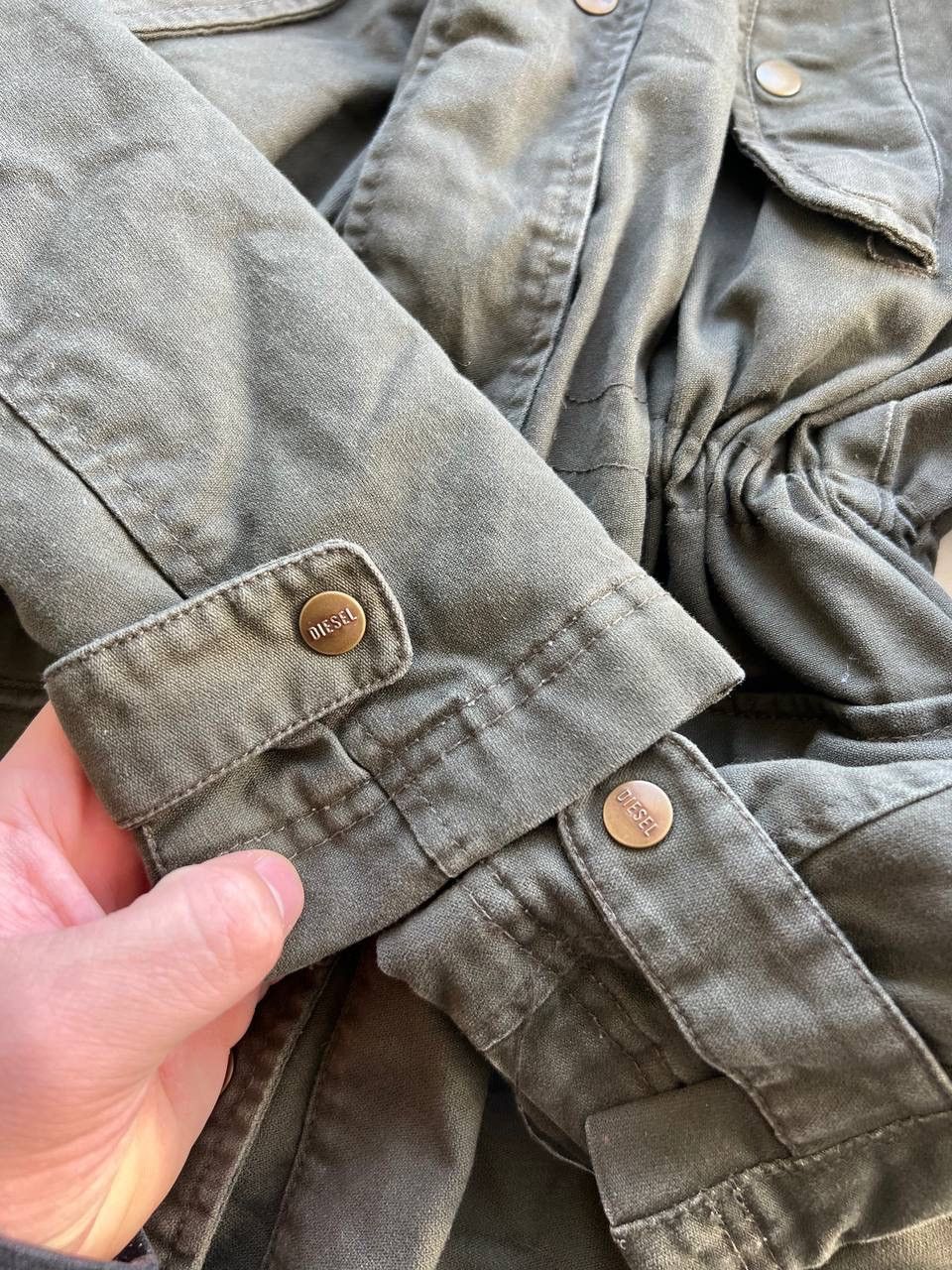 Diesel VINTAGE DIESEL FUR JACKET PARKA OLIVE KHAKI AVANT-GARDE Size M / US 6-8 / IT 42-44 - 6 Thumbnail