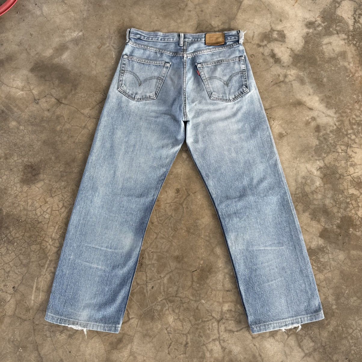 Levi's Vintage Clothing W32x28.5 Vintage Levi's 503 Faded Ripped Denim Jean Pants Size US 32 / EU 48 - 1 Thumbnail
