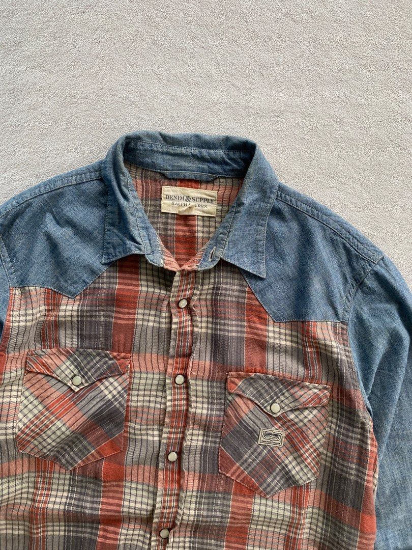 Ralph Lauren Denim supply shirt multi collor Size US M / EU 48-50 / 2 - 2 Thumbnail