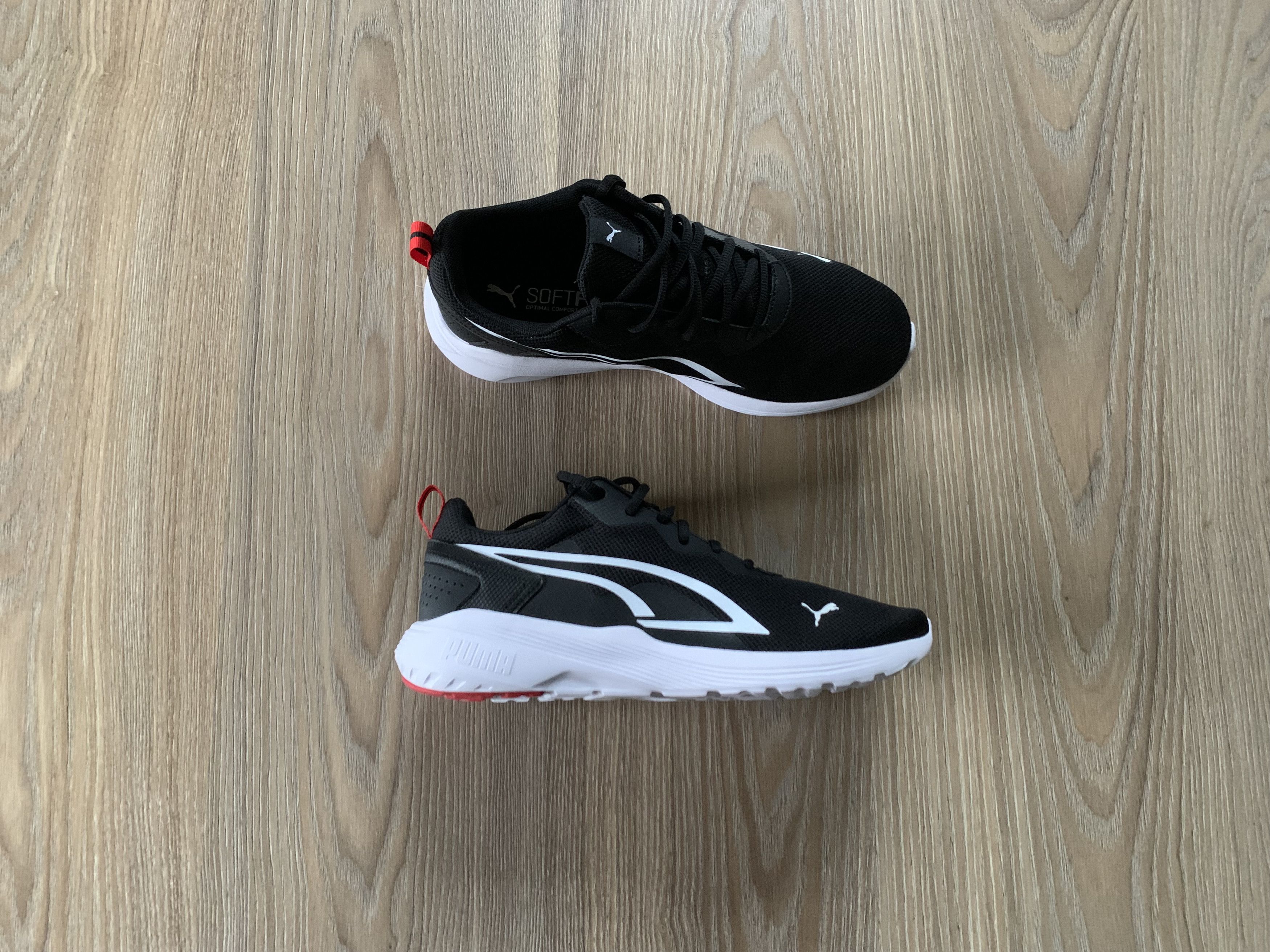 Puma Mens Puma All-Day Active Black White Sneakers Size US 9 / EU 42 - 9 Thumbnail