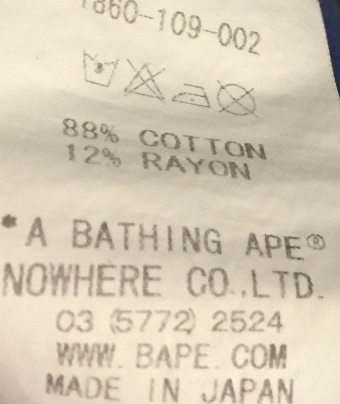 Bape Bape tee shirt Size US M / EU 48-50 / 2 - 7 Thumbnail