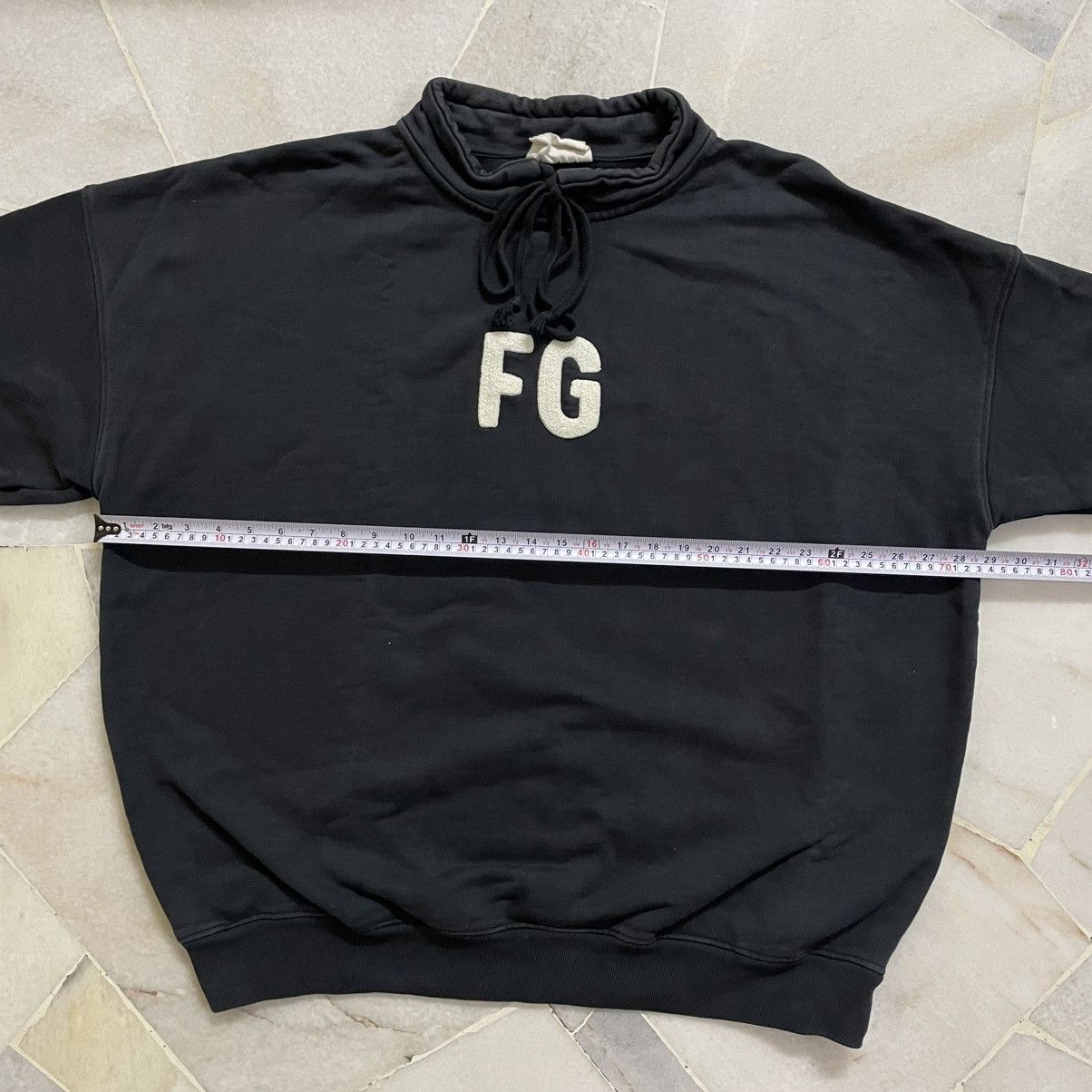 Fear of God FEAR OF GOD Black Everyday FG Mock Neck Pullover Sweater Size US XL / EU 56 / 4 - 11 Thumbnail