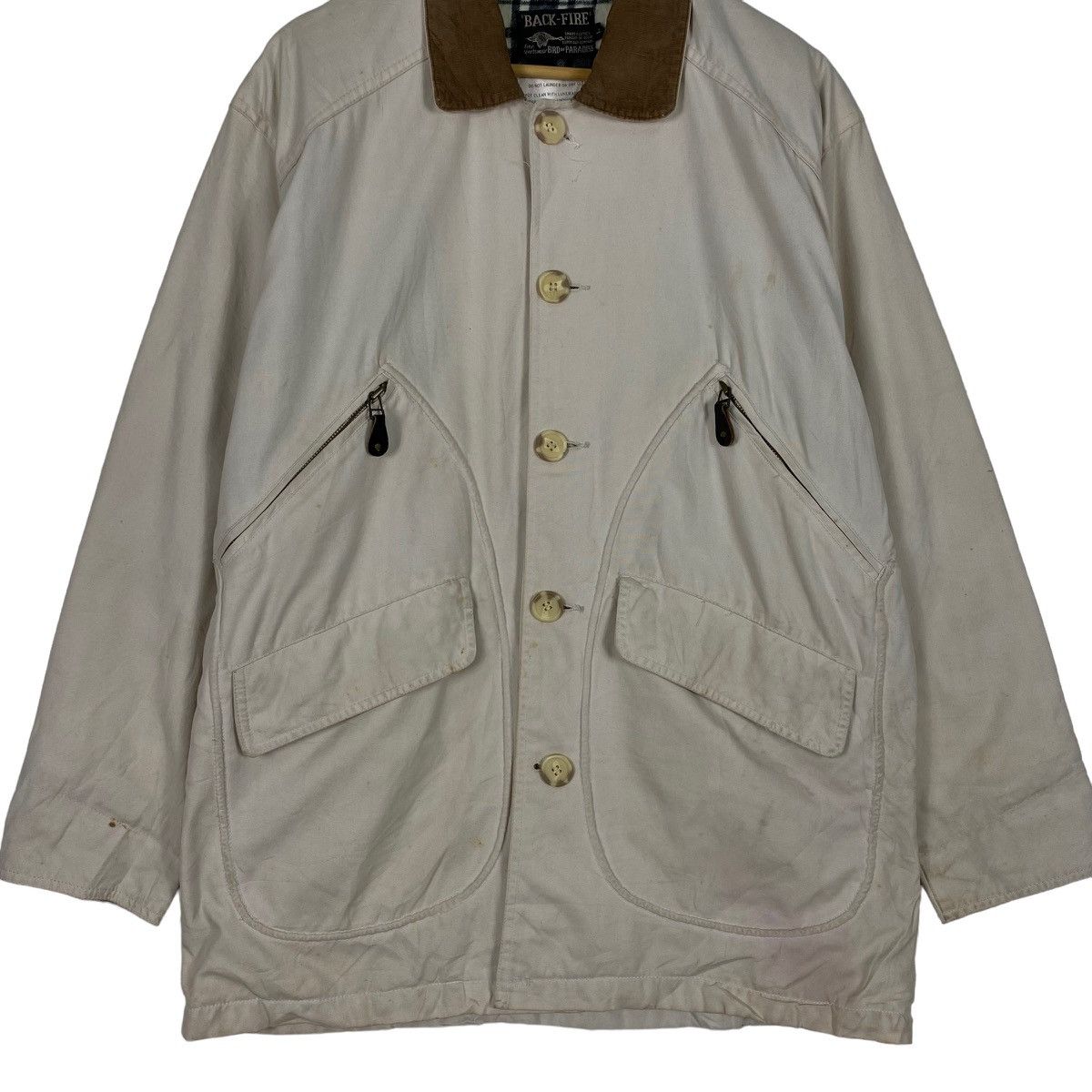Japanese Brand Vintage Back-Fire Bird Of Paradise Chore Jacket Size US L / EU 52-54 / 3 - 5 Thumbnail