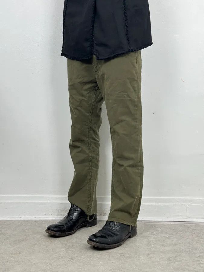 Junya Watanabe AW2006 Junya Watanabe Khaki Green Rebel Chinos Pants Size US 30 / EU 46 - 3 Thumbnail