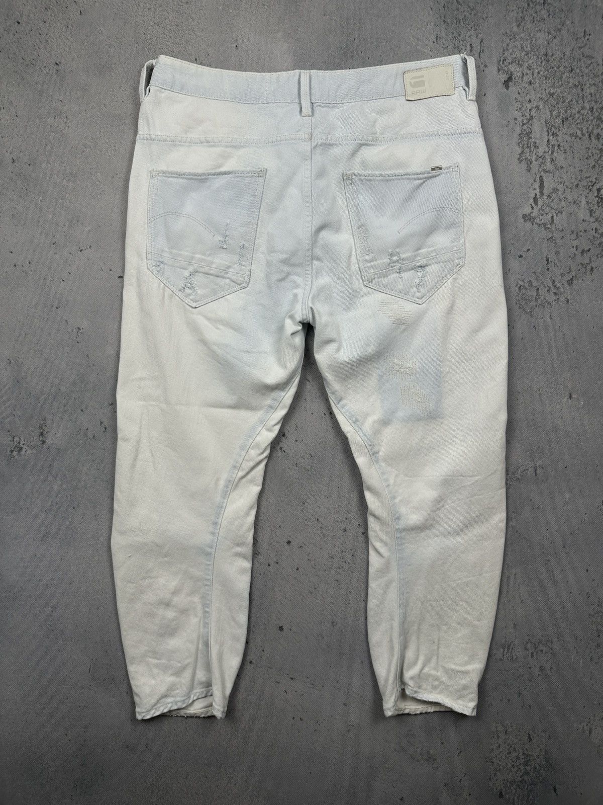 G-Star Vintage G-Star RAW Arc 3D Mid Boyfriend 7/8 Restored Denim Size 30" / US 8 / IT 44 - 13 Thumbnail