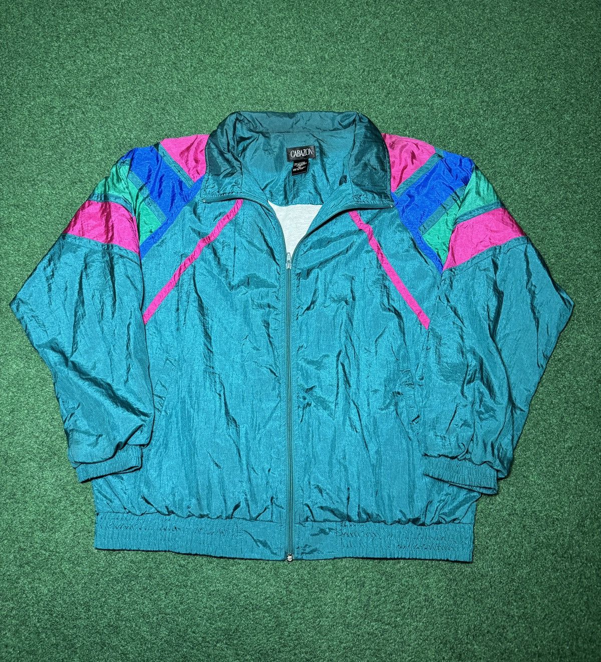 Vintage Vintage 80s 90s Cabazon Retro Hip Hop Windbreaker Jacket Size L / US 10 / IT 46 - 1 Thumbnail