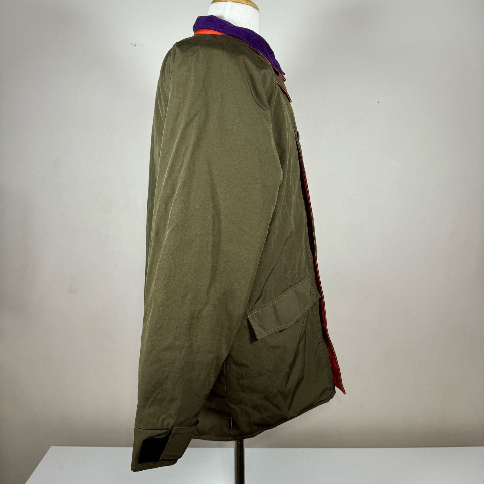 The Hundreds The Hundreds Olive Green Purple Yellow Bomber Utility Jacket Size US L / EU 52-54 / 3 - 4 Thumbnail