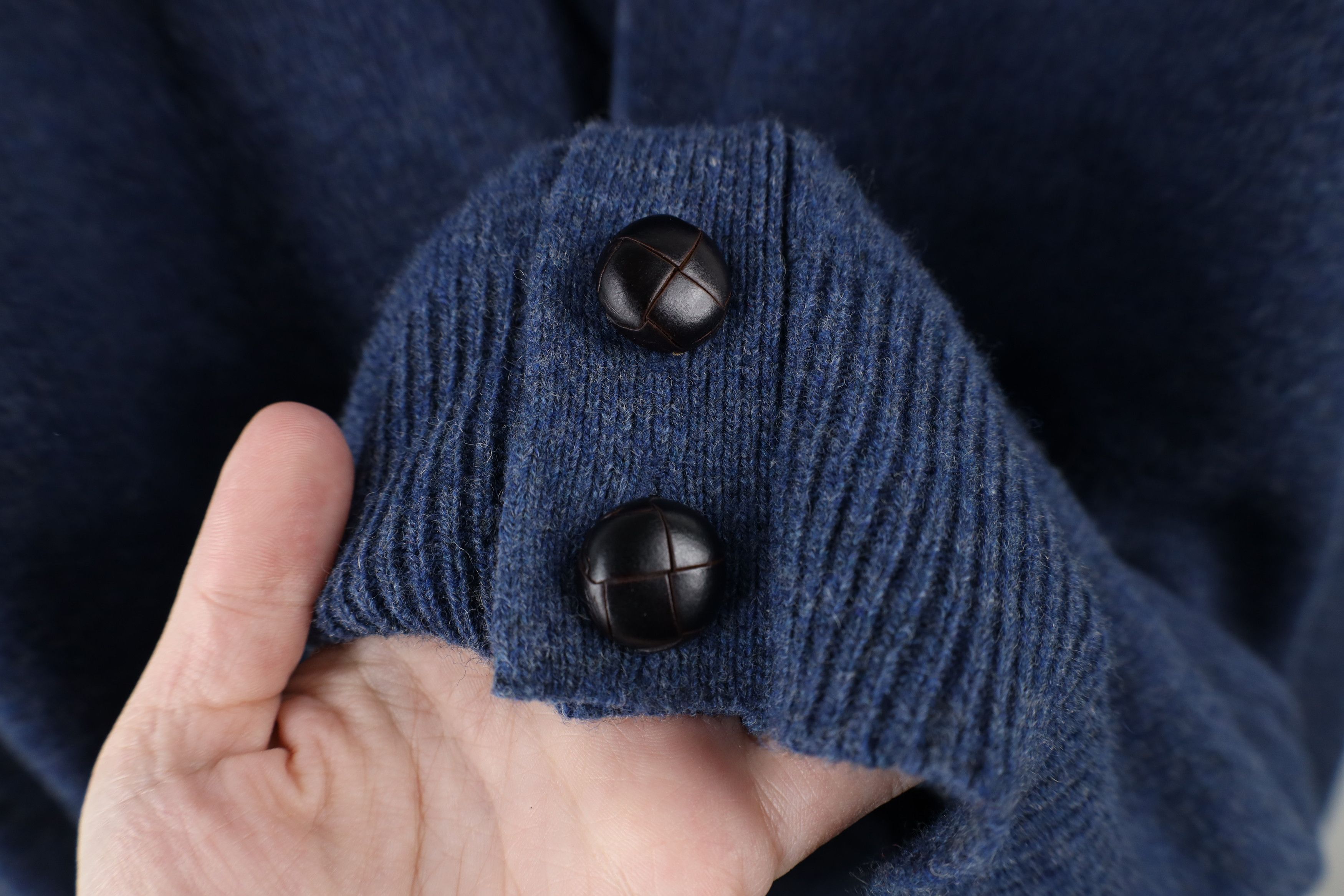 Vintage Vintage 90s Streetwear Knit Button Cardigan Sweater Blue Size US XL / EU 56 / 4 - 4 Thumbnail