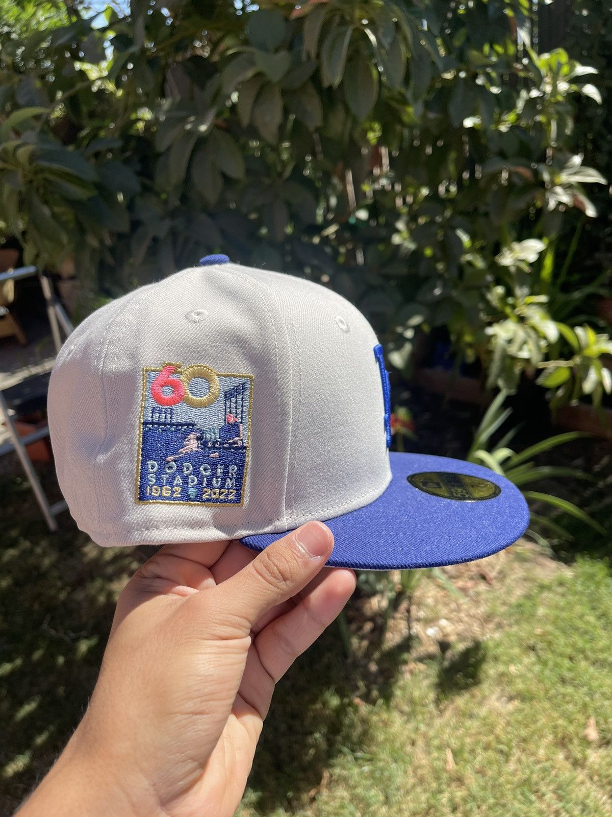 Hat Club × New Era LA Dodgers Stone Dome fitted hat size 7 1