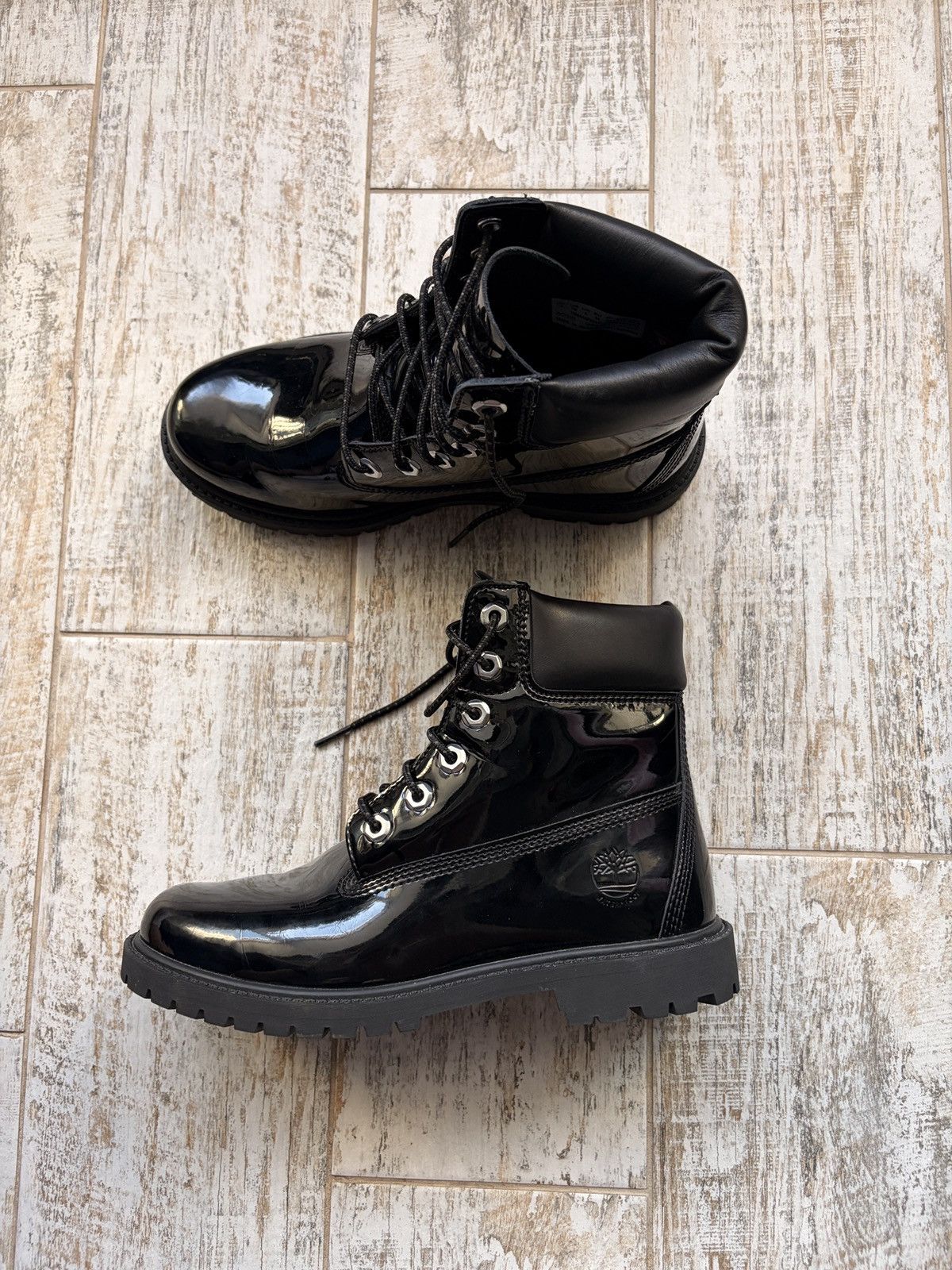 Timberland Timberland Premium Waterproof Leather Boots Black Size 7W Size US 7 / IT 37 - 1 Thumbnail