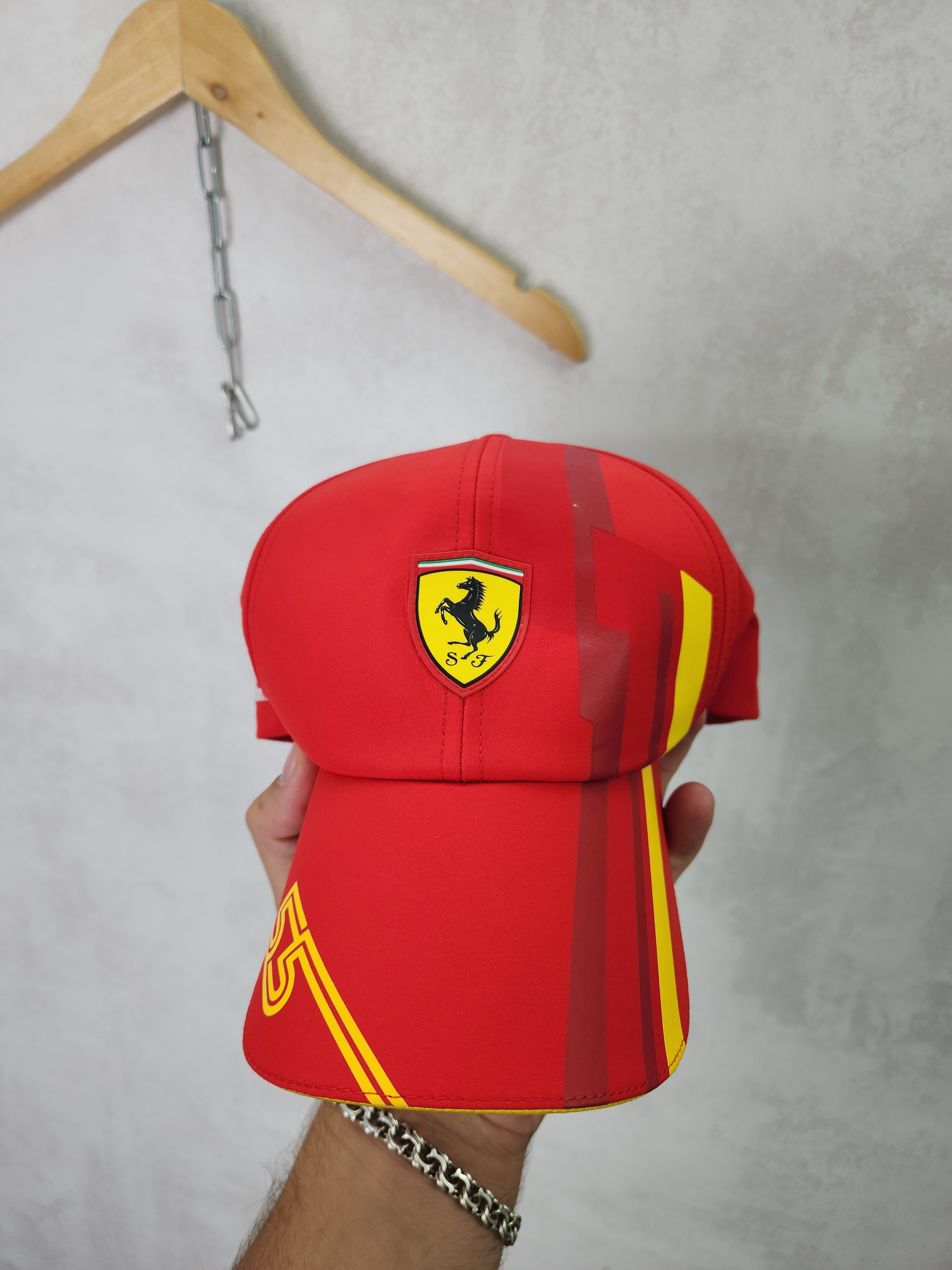 Ferrari × Puma Puma Ferrari D1 23 Special Edition Sainz red adjustable cap Size ONE SIZE - 2 Thumbnail