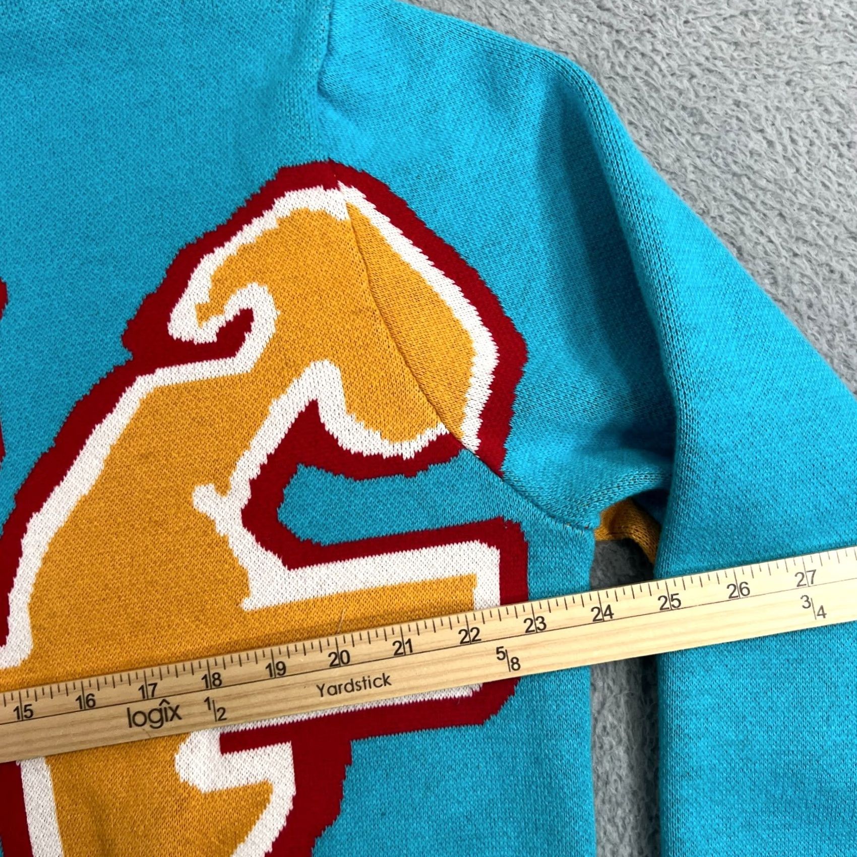 Golf Wang Vintage Golf Wang Sweater Blue Yellow Graffiti Safari Jumper Tyler The Creator Mens M Blue Satin? Size US M / EU 48-50 / 2 - 3 Thumbnail