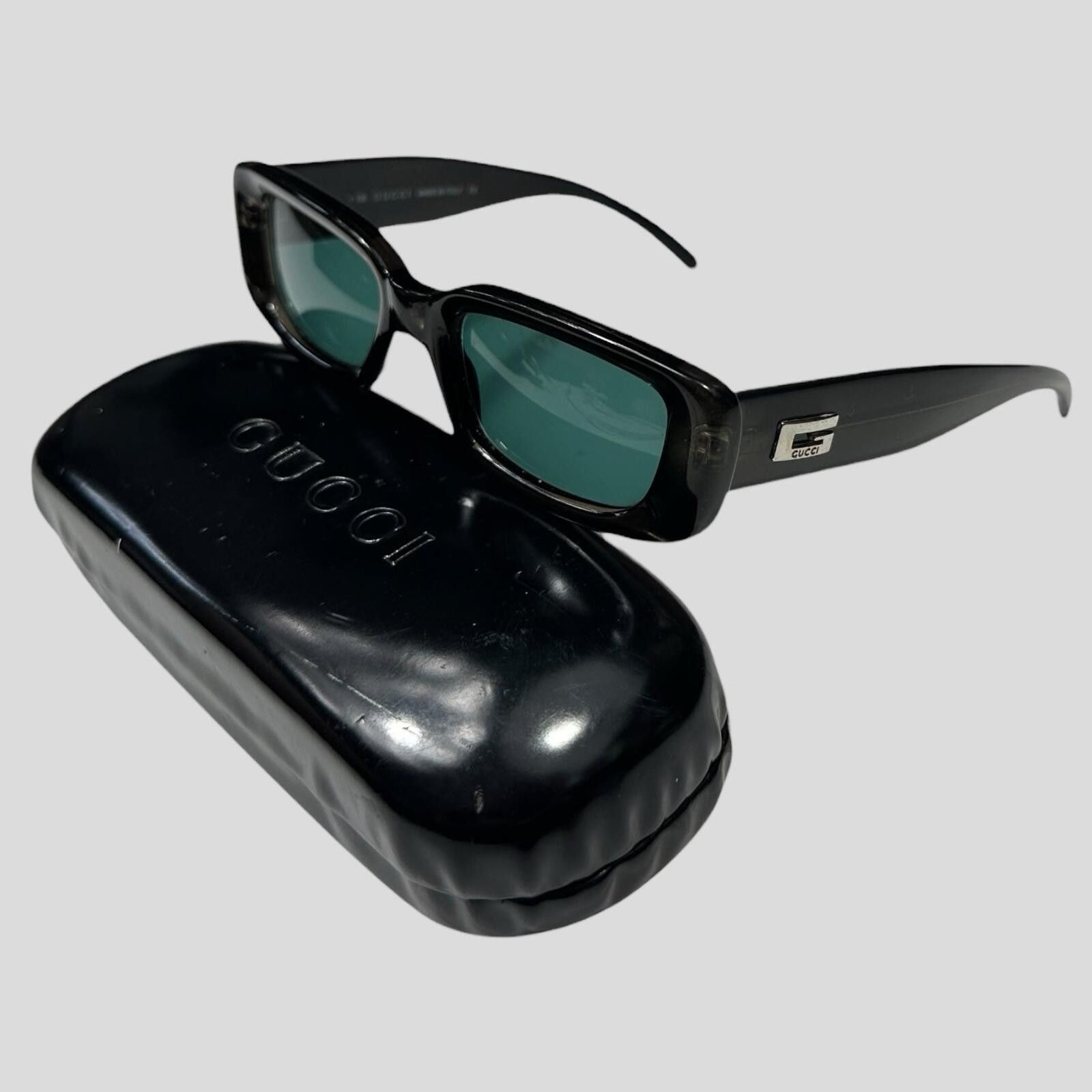 Gucci Gucci by Tom Ford 00's Zebra Print GG Logo Square Sunglasses