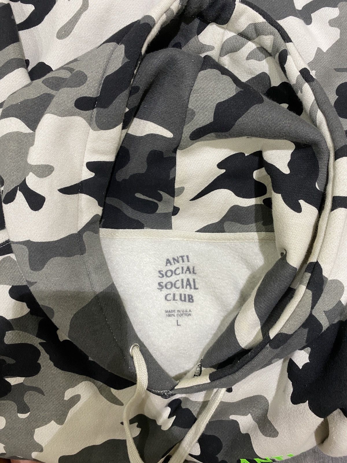 Anti Social Social Club ASSC Lucid Dreams Camo Hoodie Size US L / EU 52-54 / 3 - 6 Thumbnail