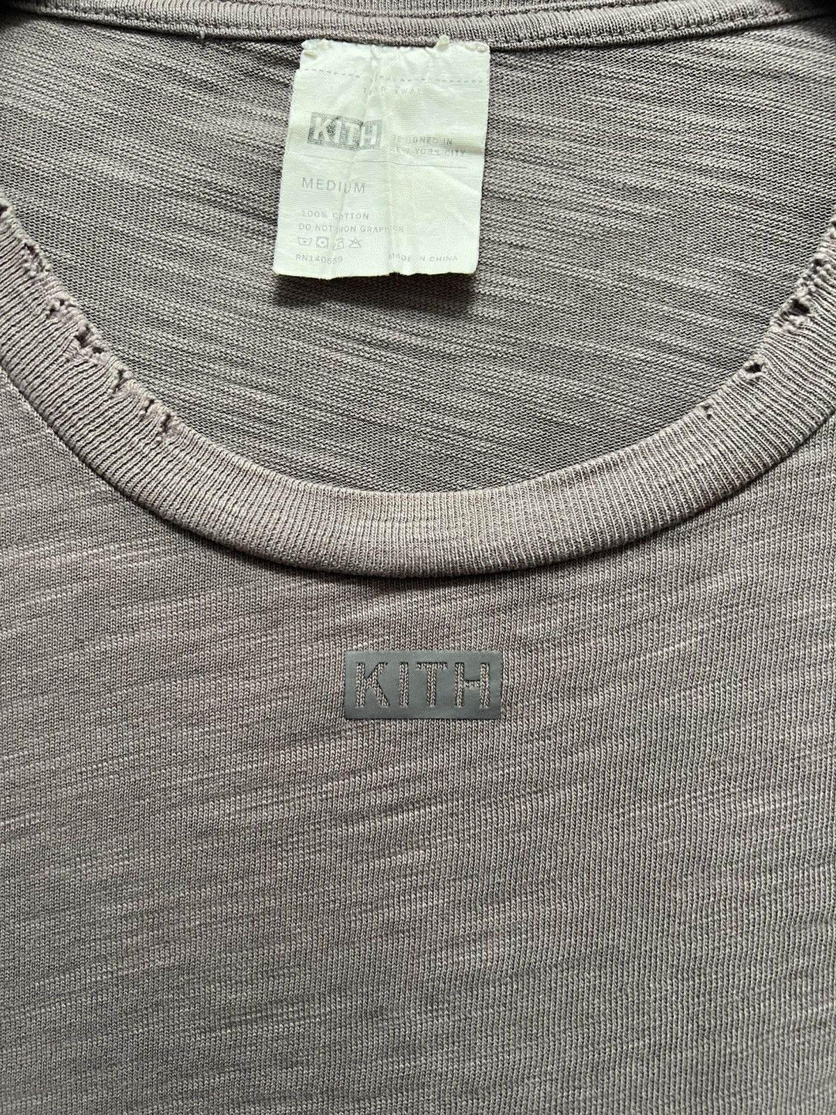 Kith Kith JFK Distressed Long Sleeve Tee Shirt Size US M / EU 48-50 / 2 - 5 Thumbnail