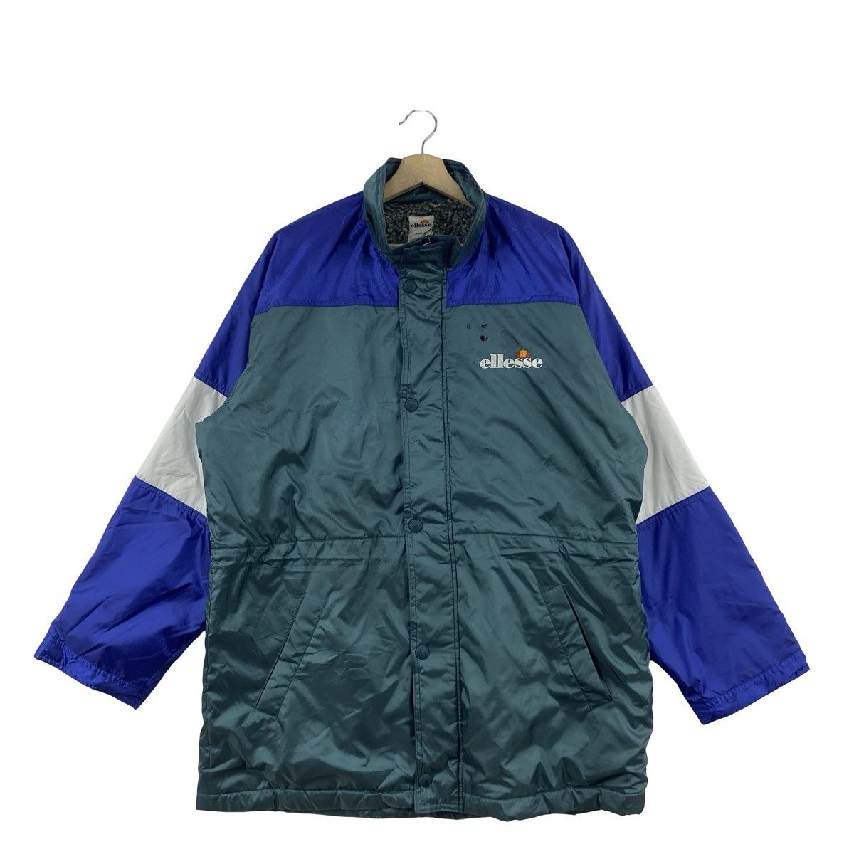 Ellesse Vintage ELLESSE Puffer Jacket Sherpa Winter Coat JASPO Retro Size US XXL / EU 58 / 5 - 4 Thumbnail