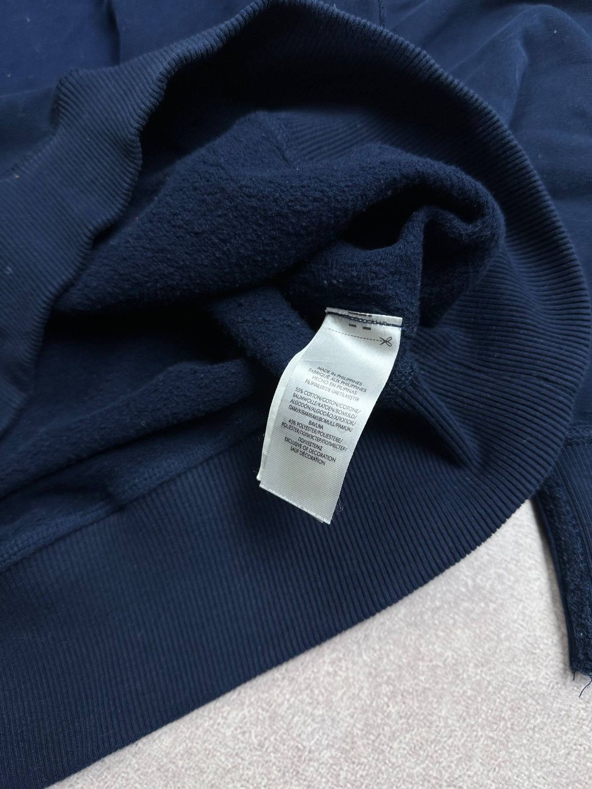 Polo Ralph Lauren Vintage Polo Ralph Lauren Navy Blue Boxy Sweatshirt S Size US S / EU 44-46 / 1 - 5 Thumbnail