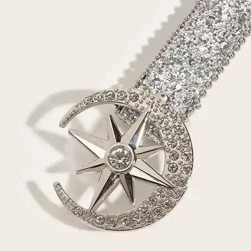 Other Moon Rhinestone Belt Size ONE SIZE - 4 Thumbnail