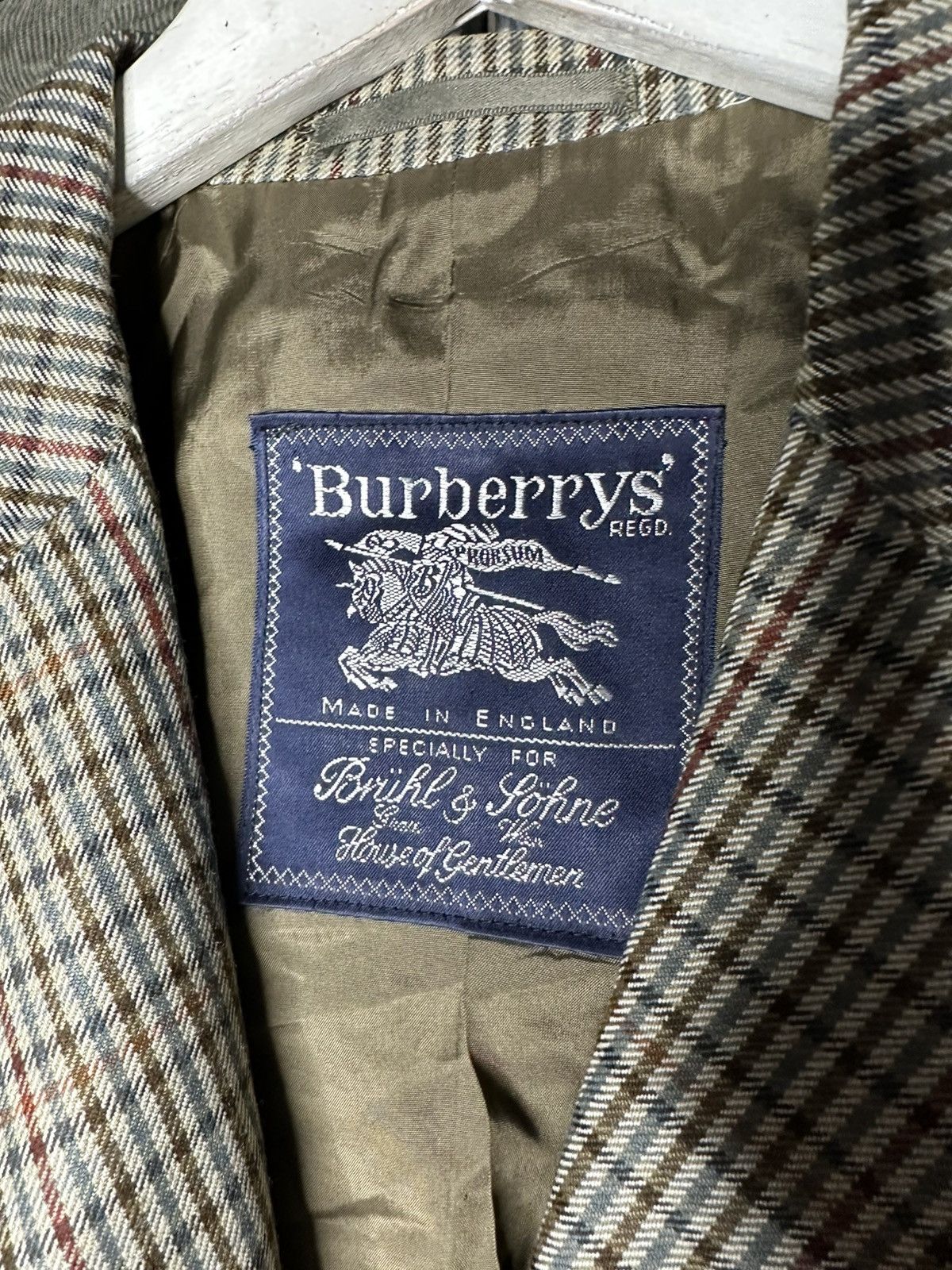 Burberry Burberrys’ Wool Blazer Jacket Vintage Check Women’s 10R Size M / US 6-8 / IT 42-44 - 3 Thumbnail