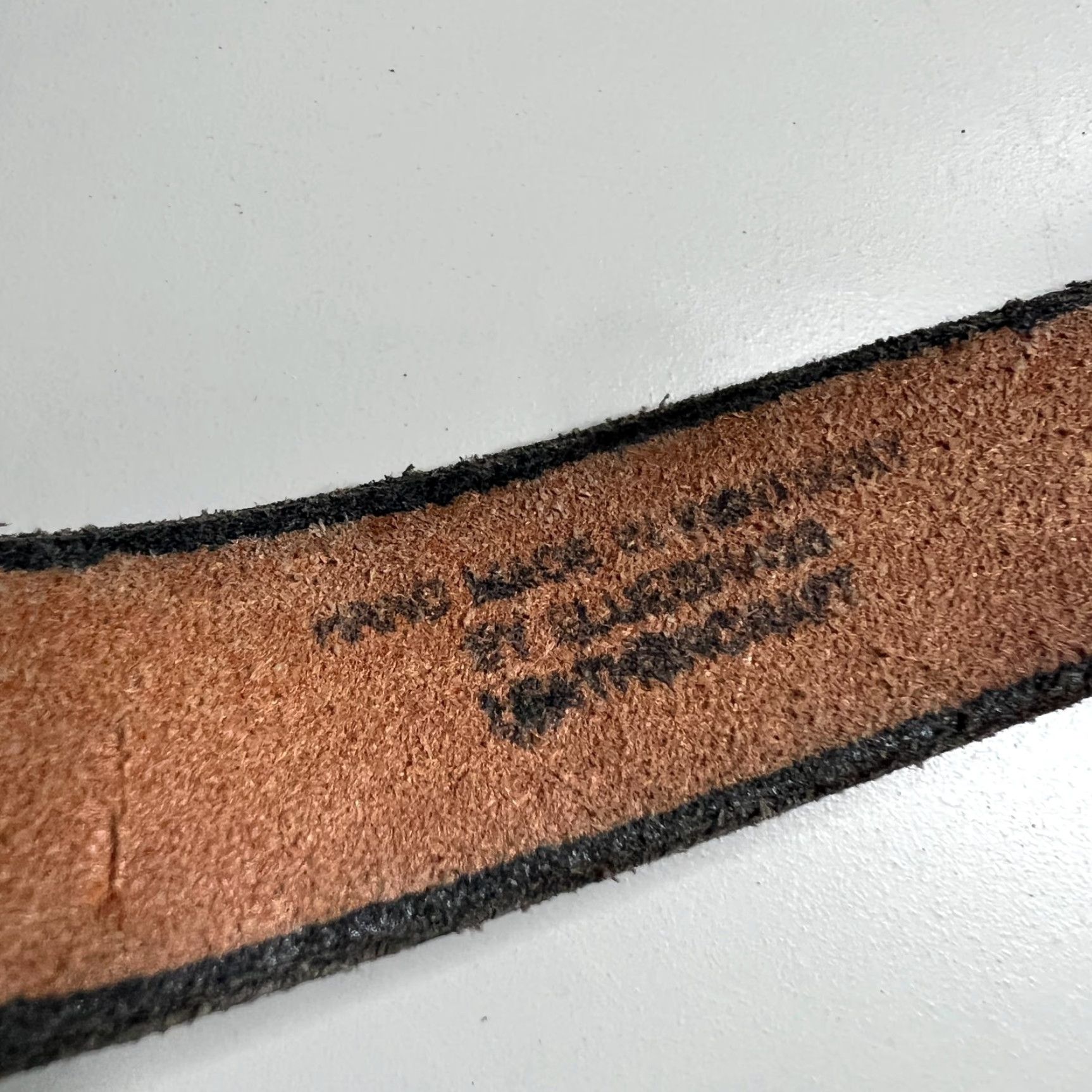 Vintage VINTAGE Leather Belt Heart Design Brown Hand Tooled Western Boho Mens Unisex Adult Size ONE SIZE - 3 Thumbnail