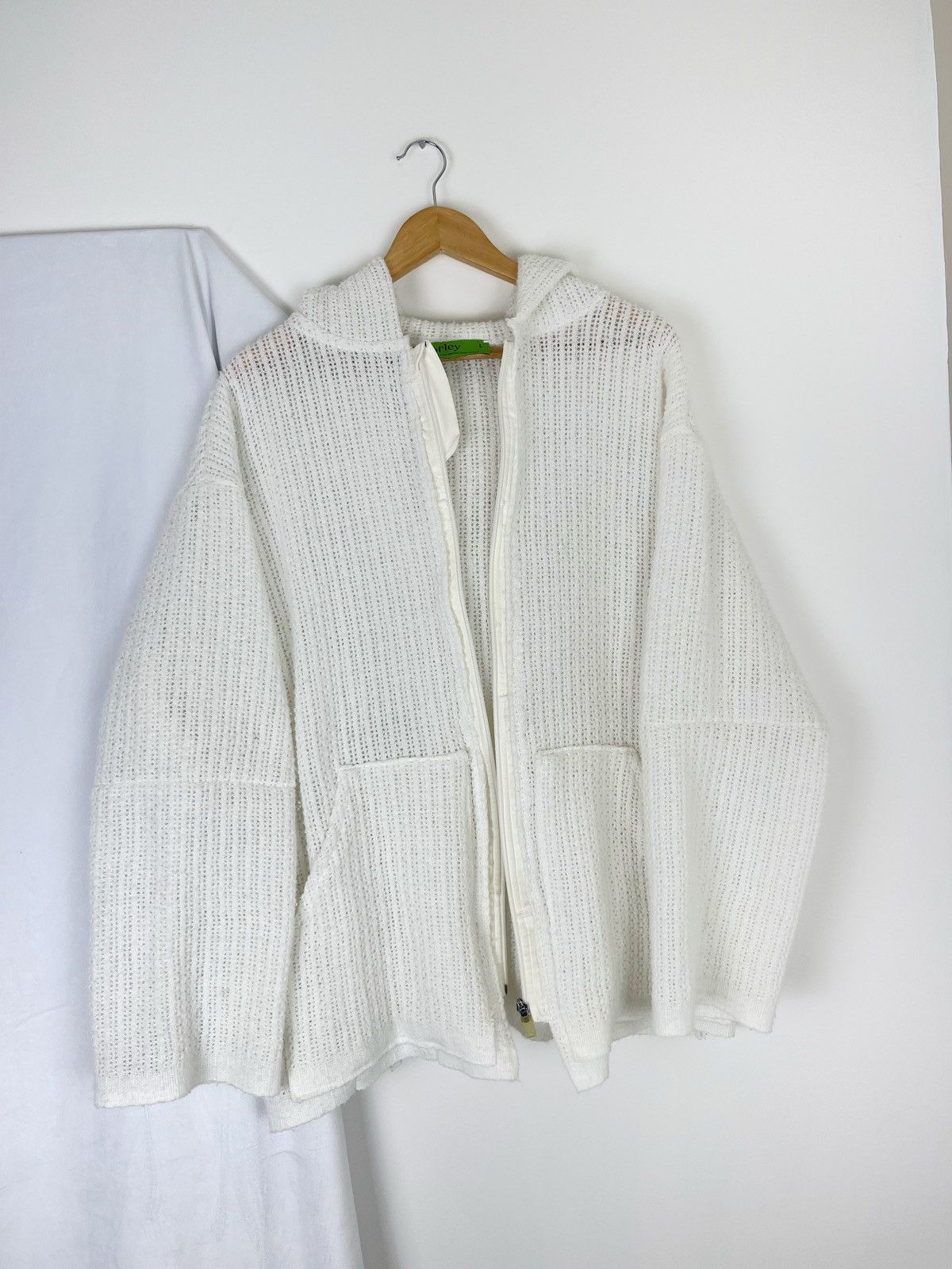 Chorley × Handmade Chorley Knit Sweater Zip Up Oversized Hooodie Size US L / EU 52-54 / 3 - 1 Thumbnail