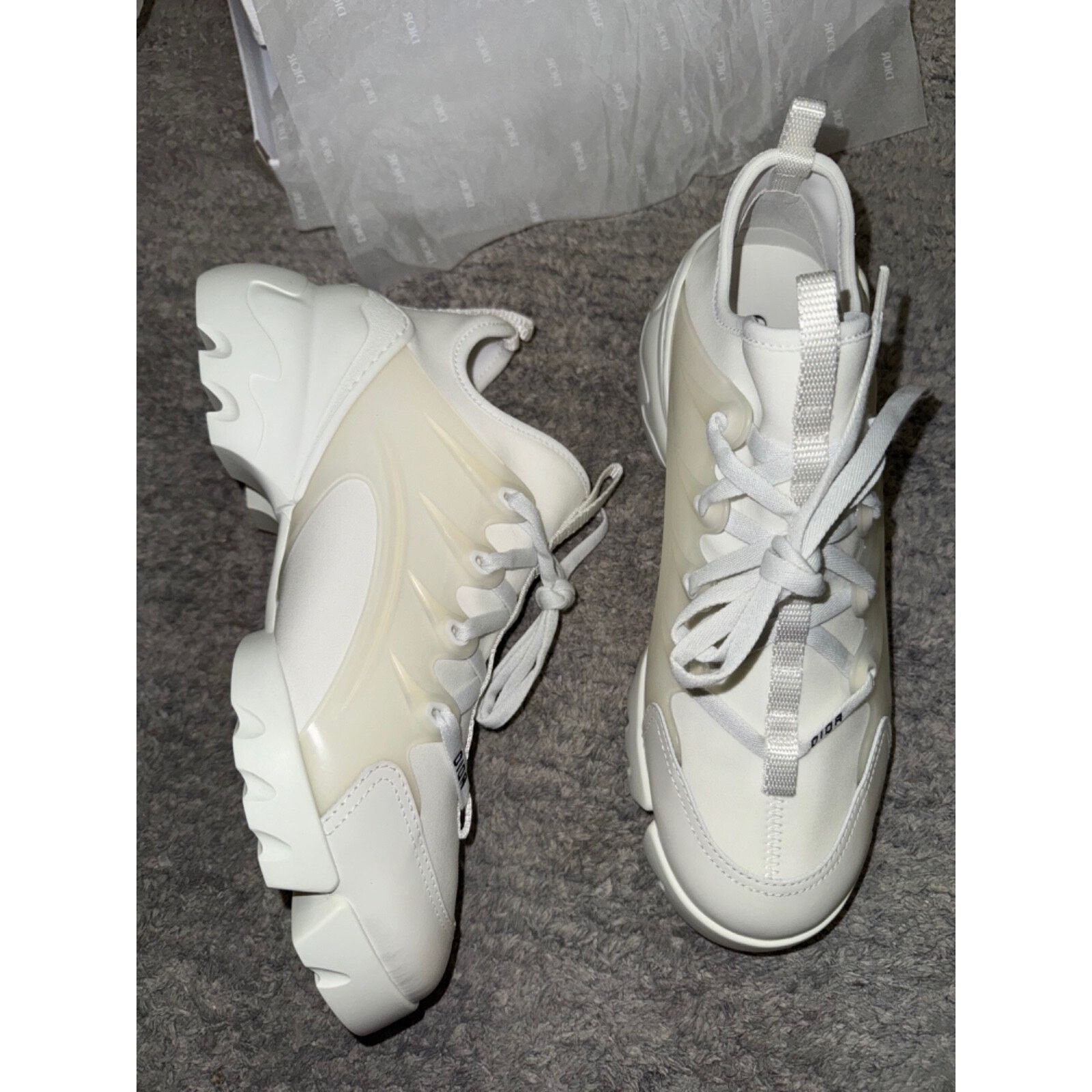 Dior Dior D-Connect Neoprene Logo Tie Flat Platform Sneaker 39 Size US 9 / IT 39 - 3 Thumbnail