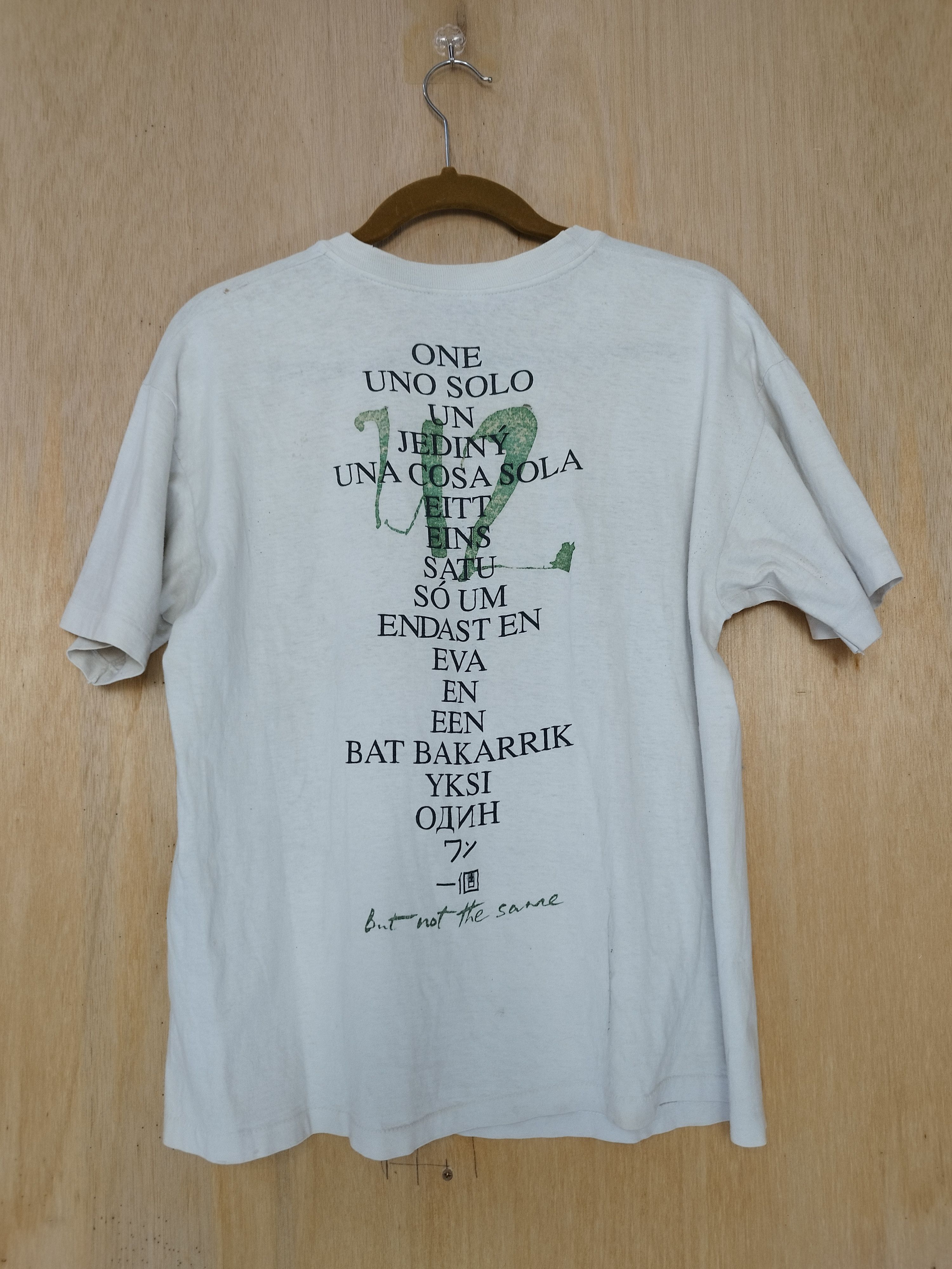 Band Tees × Vintage Best Offer Vintage 1991 Trashed U2 One World Tour T shirt Size US M / EU 48-50 / 2 - 2 Thumbnail