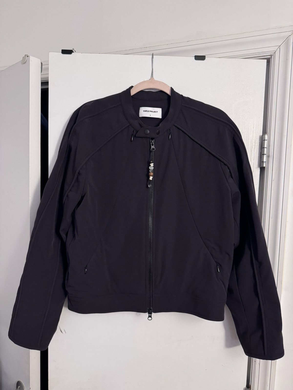 Kiko Kostadinov × SIMPLE PROJECT Simple Project Beaded Biker 
