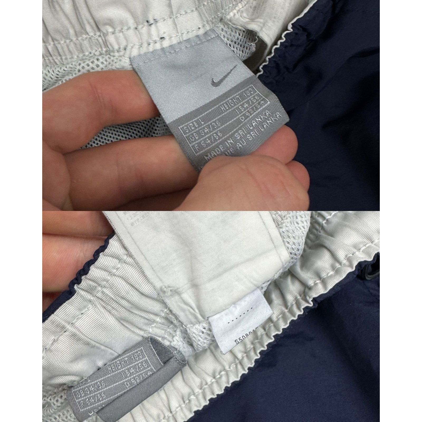Nike Nike Men's Navy Solo Swoosh Pockets Mid Rise Capri Pants L Size US 30 / EU 46 - 2 Thumbnail