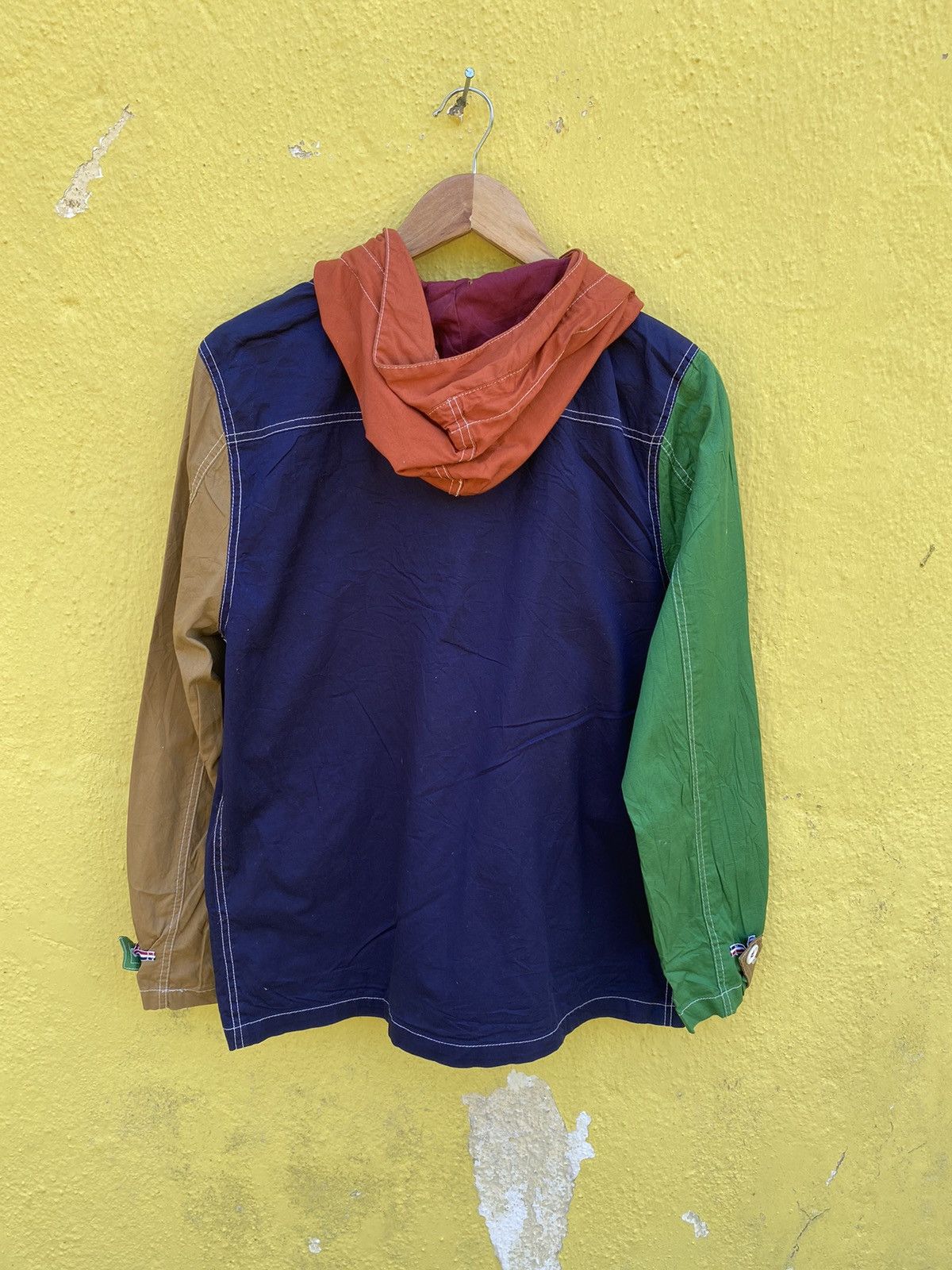 Japanese Brand Japanese brand X oval dice multicolor button jacket hoodie Size US L / EU 52-54 / 3 - 13 Thumbnail