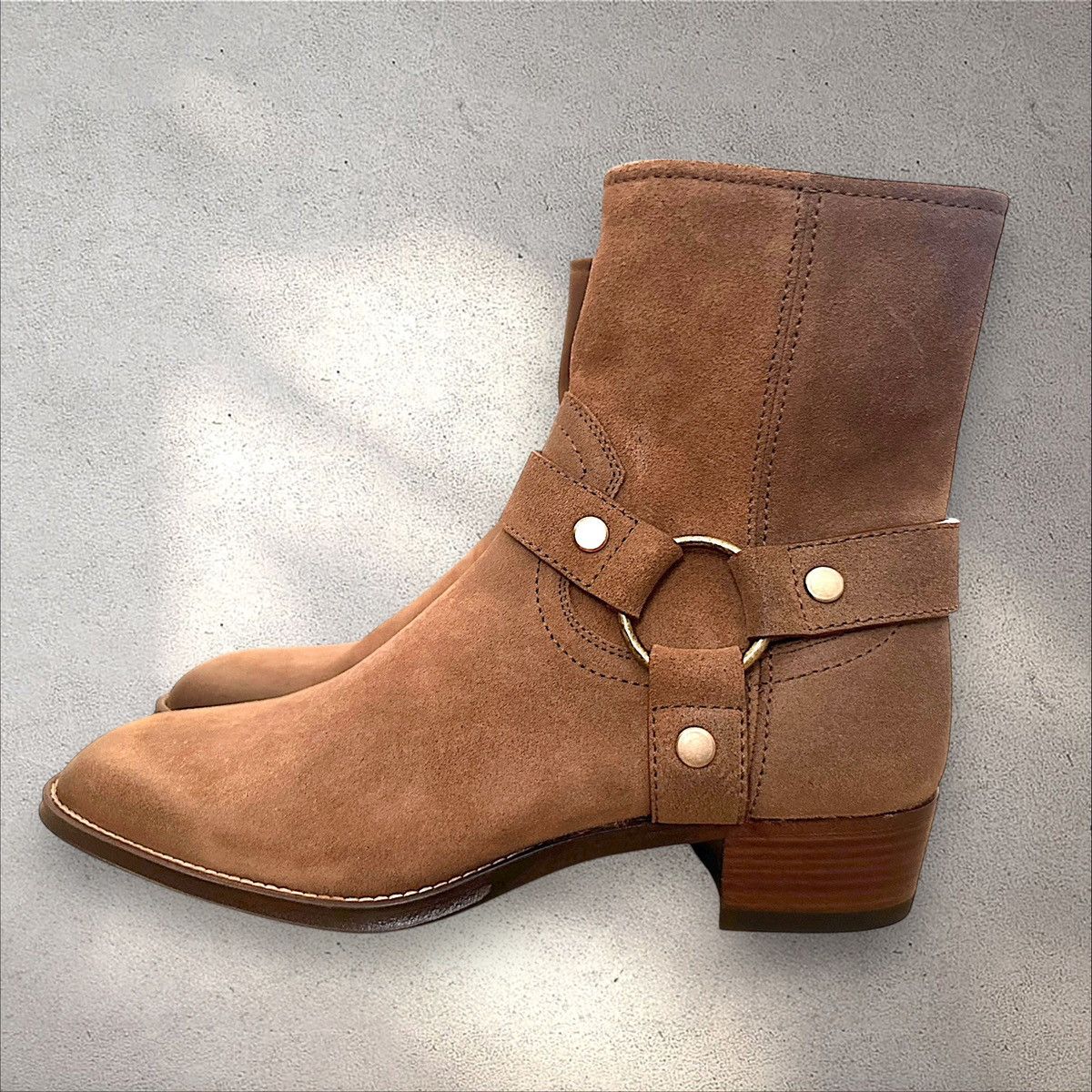 Saint Laurent Paris Saint Laurent Wyatt Harness Suede Boots Size US 7 / EU 40 - 11 Thumbnail