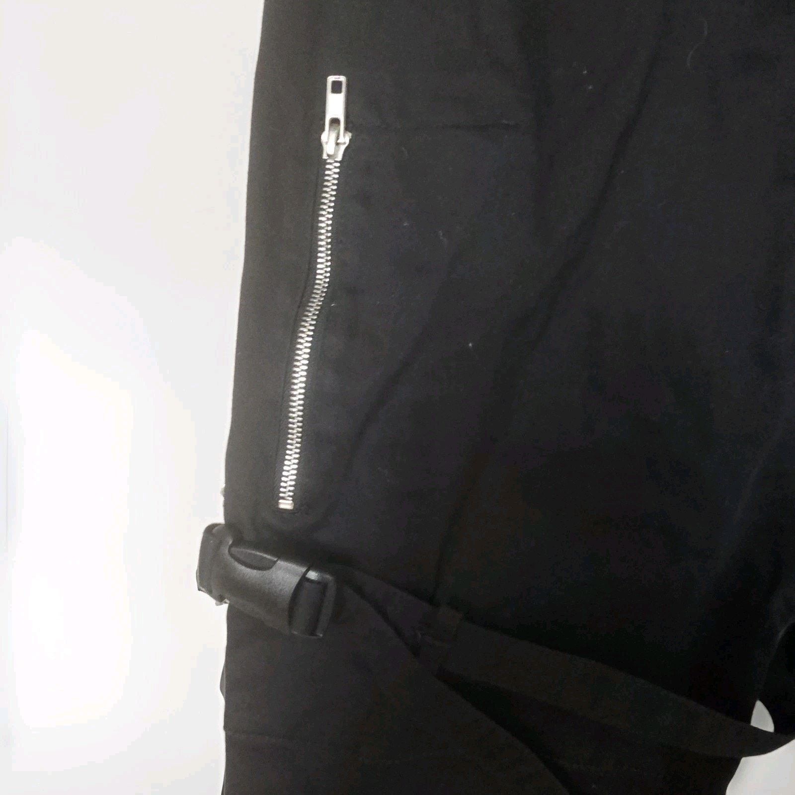 SKINGRAFT SKINGRAFT on Black Cargo Drawstring Zip Pockets Pants M Size US 29 - 5 Thumbnail