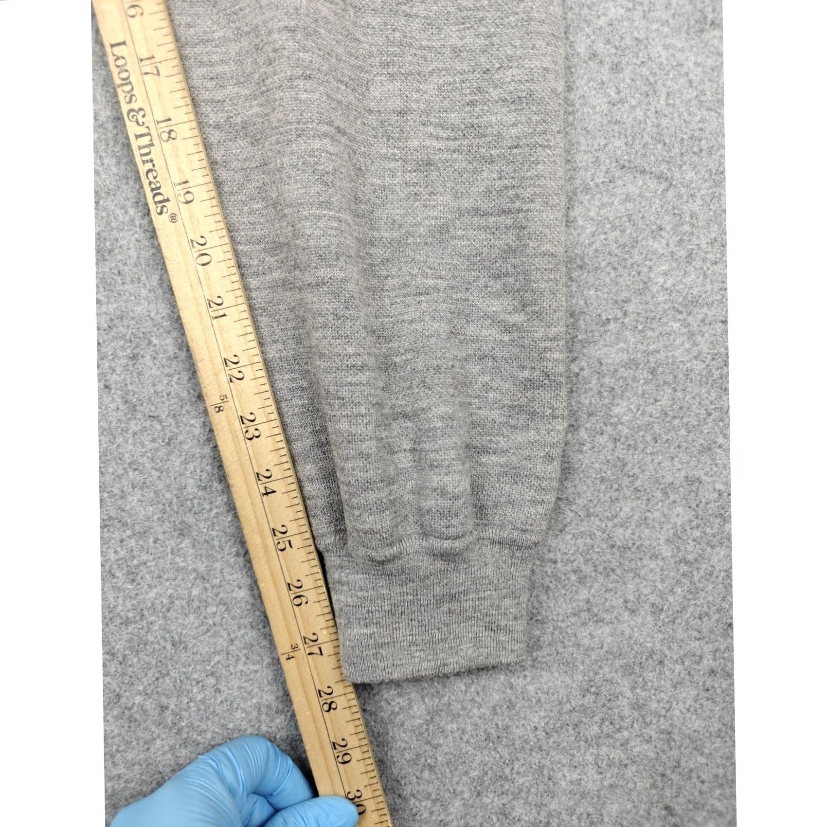 Alice + Olivia Alice + Olivia Pants Womens 0 Gray Wool Knit Jogger Lounge Cuffed Sweatpants Size 25" / US 0 / IT 36 - 5 Thumbnail