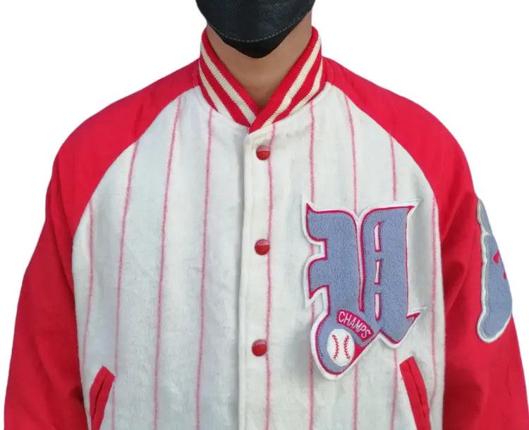 Vintage Vintage MLB Champs Athletics USAC Varsity Jacket Size US M / EU 48-50 / 2 - 4 Thumbnail