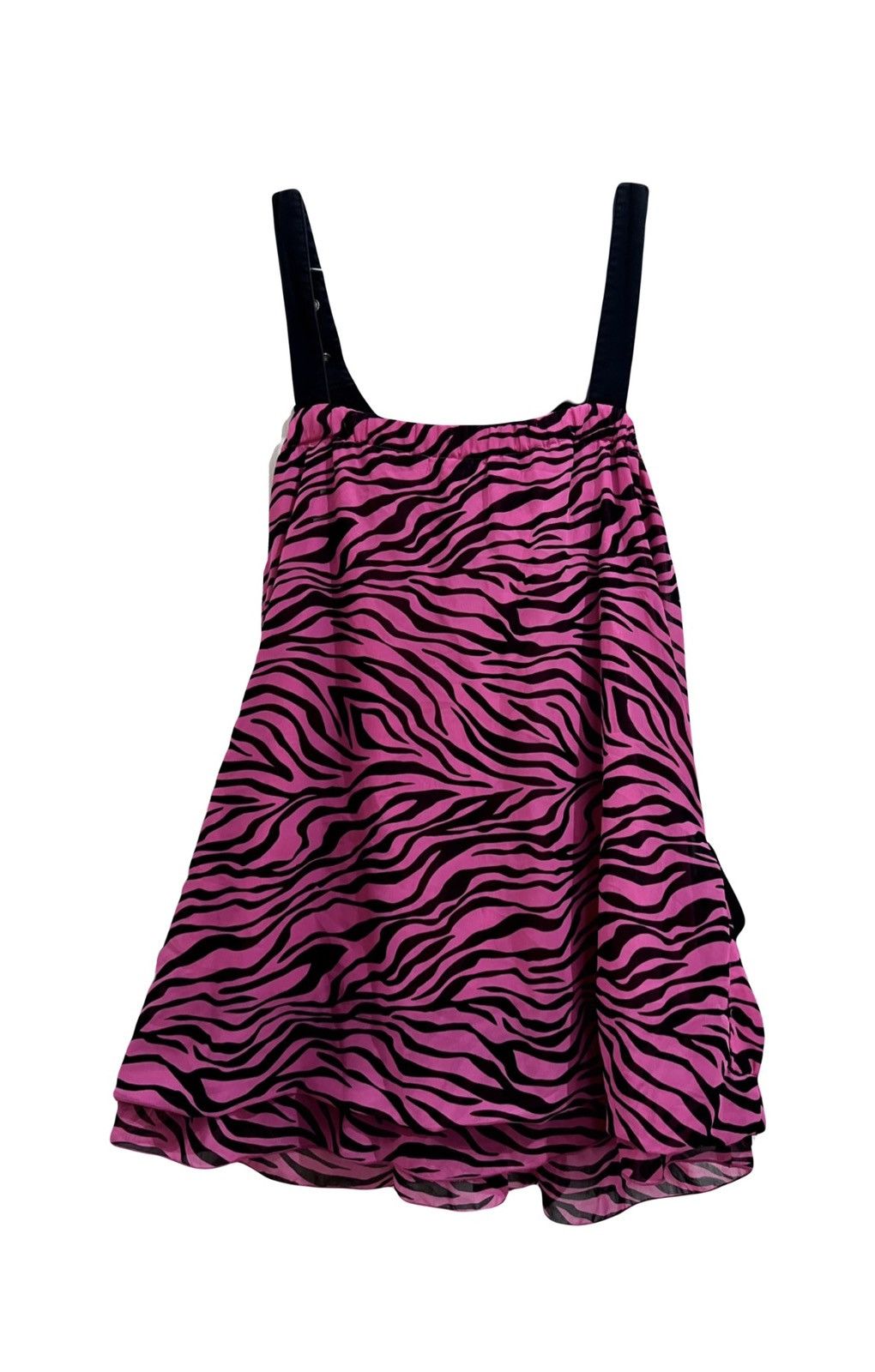 Japanese Brand Colza Pink zebra pumpkin punk dress 🦓💗 Size ONE SIZE - 4 Thumbnail