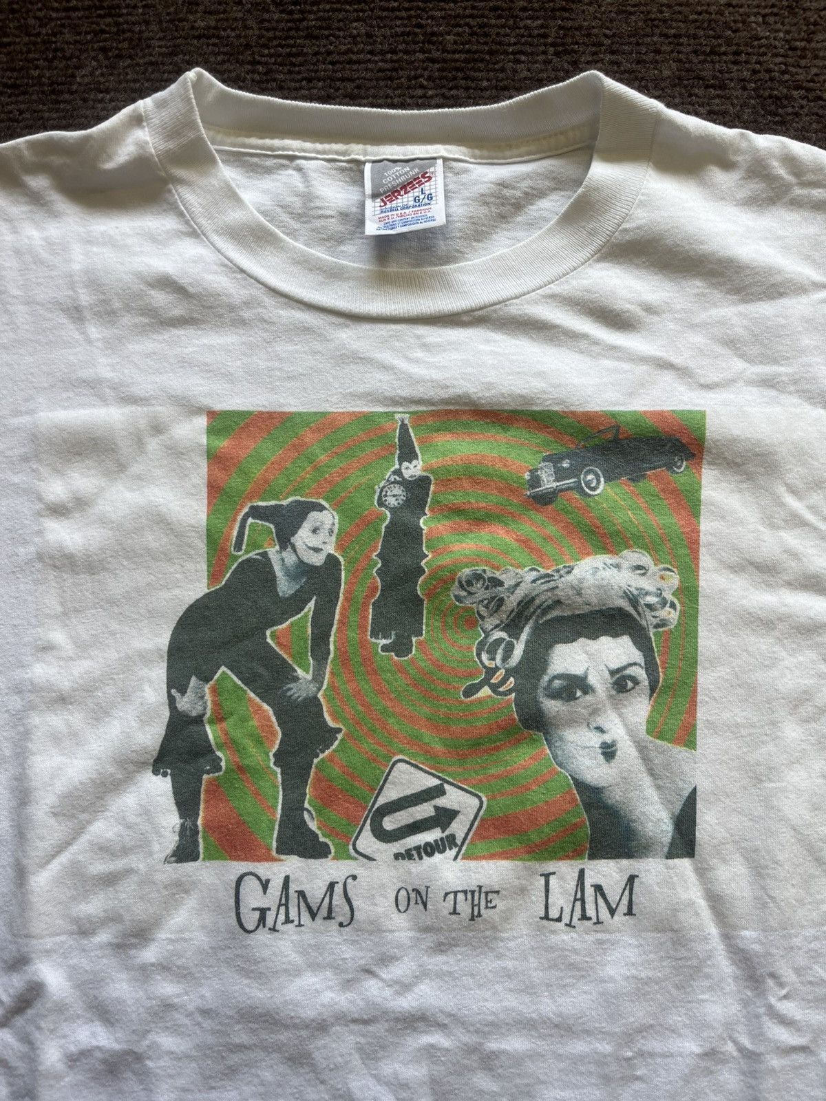 Arts & Science Vintage GAMS ON THE LAM Art Show 90’s T-shirt Size US XL / EU 56 / 4 - 4 Thumbnail