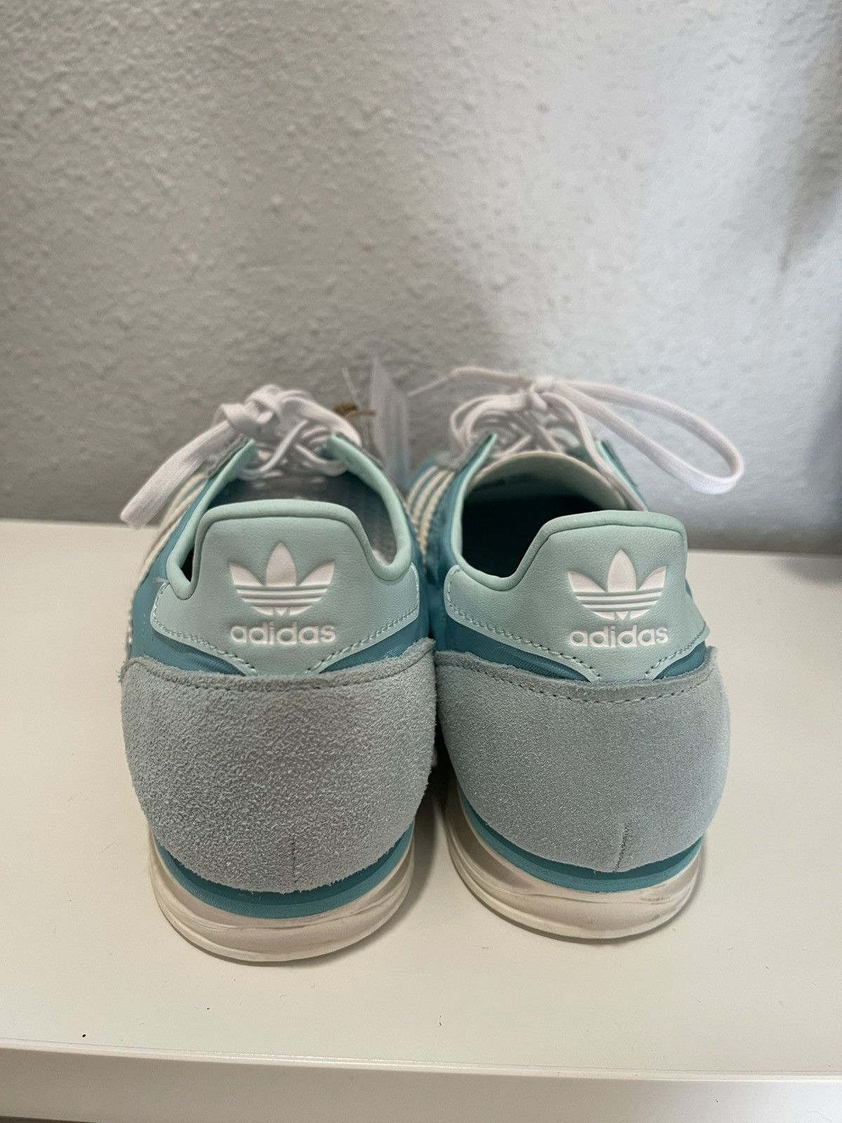 Adidas Adidas SL 72 OG W Women's Teal and White Sneakers Size US 8 / IT 38 - 3 Thumbnail