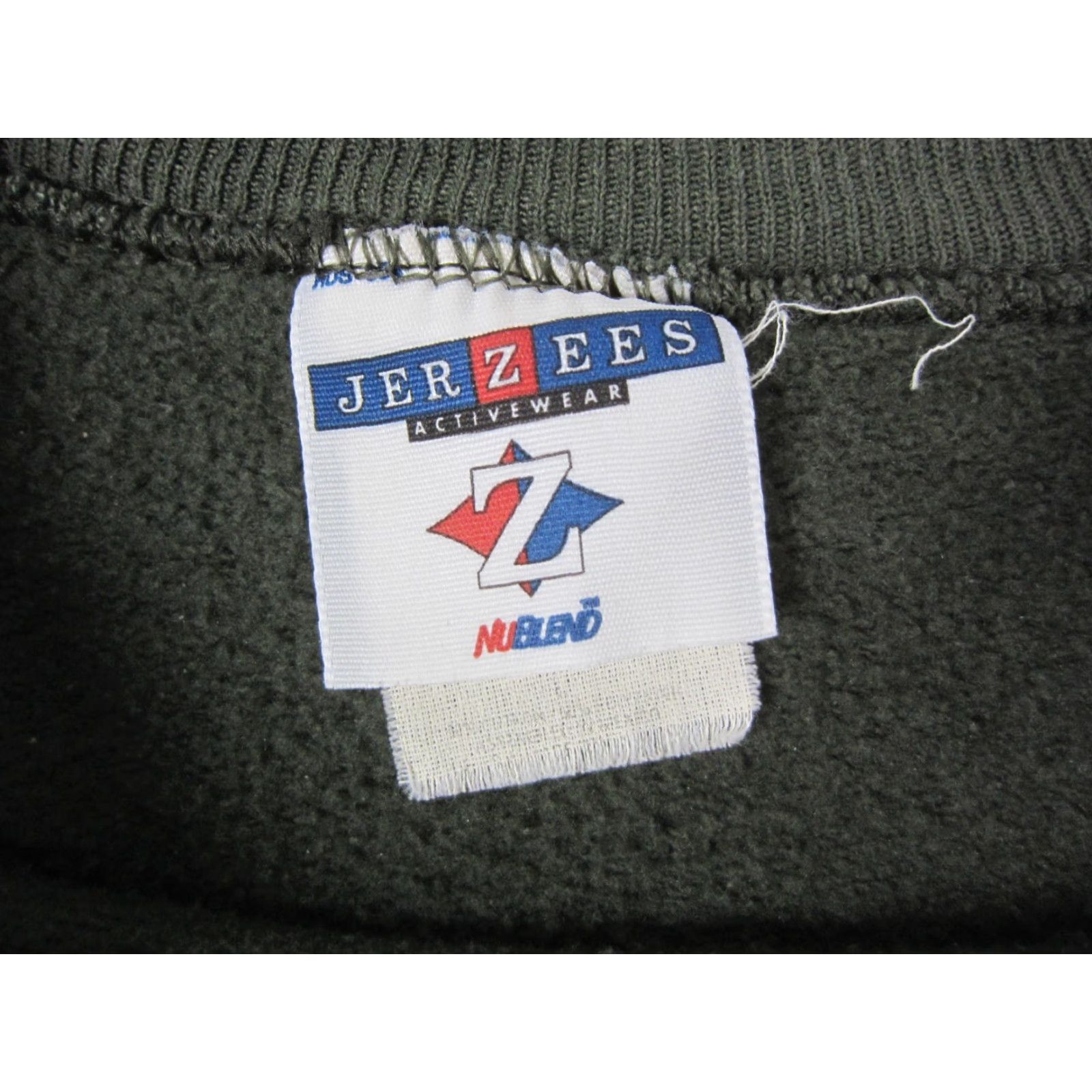 Jerzees VINTAGE Jerzees Sweatshirt Mens L Green Crewneck Jerzees 90s Crew Size US L / EU 52-54 / 3 - 3 Thumbnail
