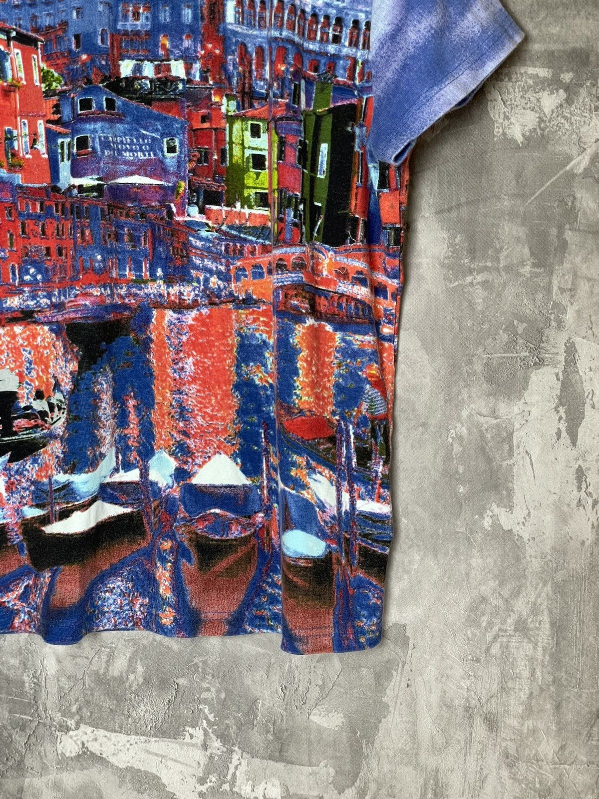 Japanese Brand Avant Garde Y2K Art Rare Multicolour Sweater Short Sleeve Size M / US 6-8 / IT 42-44 - 6 Thumbnail