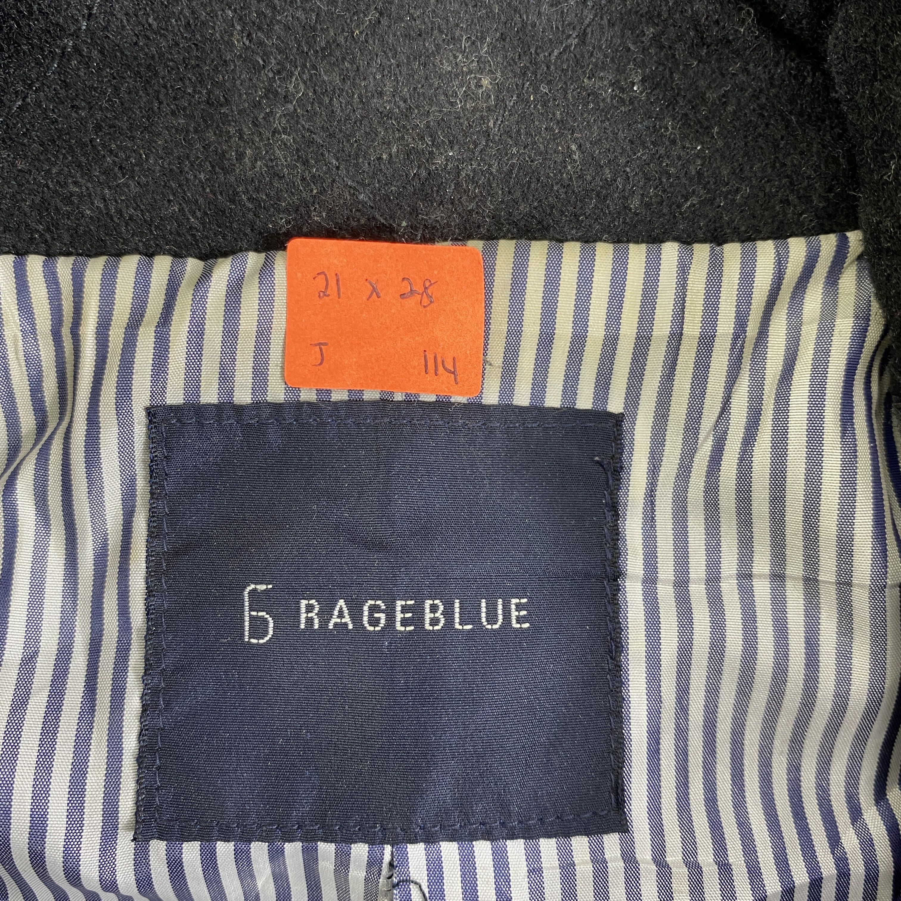 RAGEBLUE Rageblue Wool Jacket/Coat -J114 Size US S / EU 44-46 / 1 - 7 Thumbnail