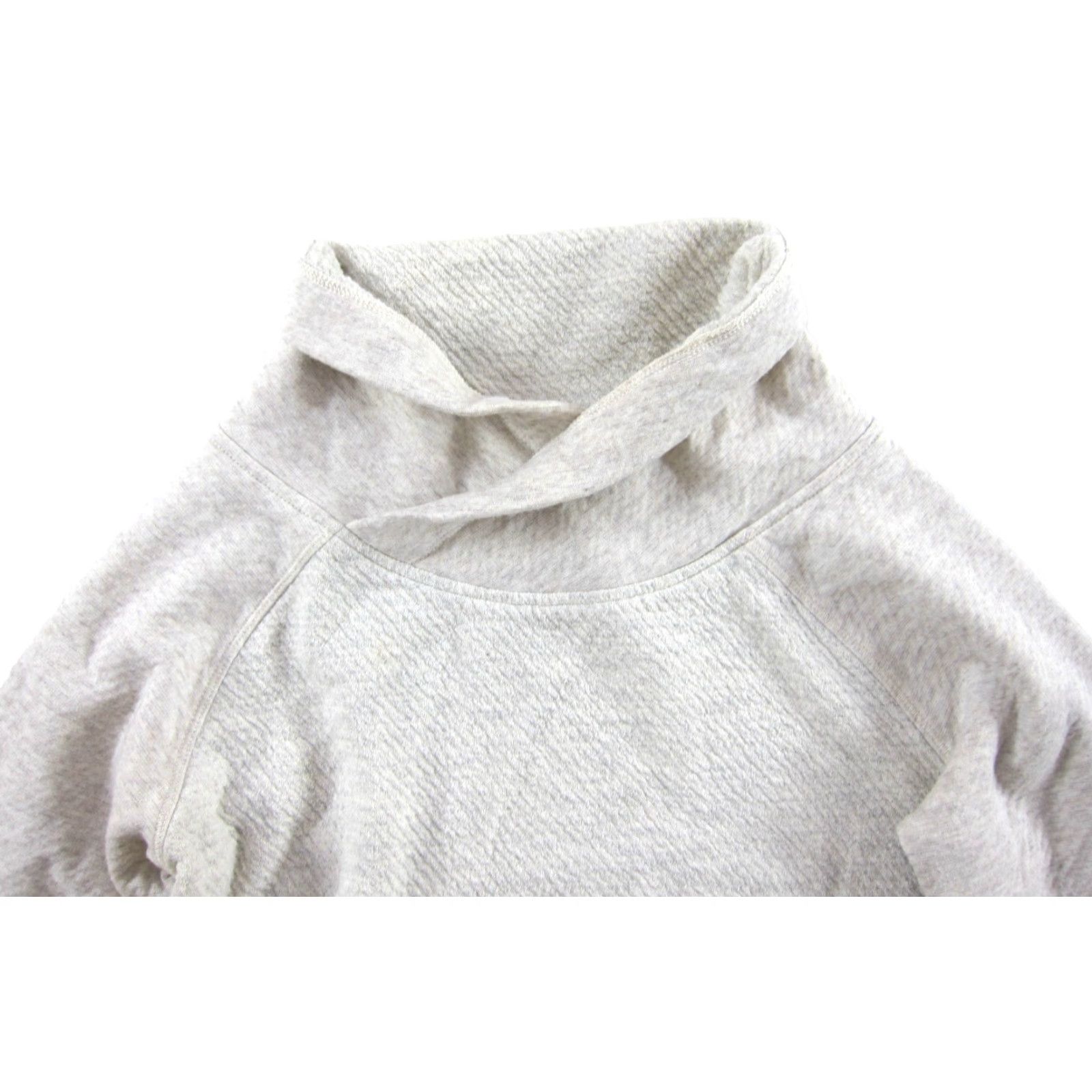 Vintage VINTAGE Columbia Ivory Oatmeal Cotton High Mock Neck Pullover Sweatshirt Women Small Size S / US 4 / IT 40 - 5 Thumbnail